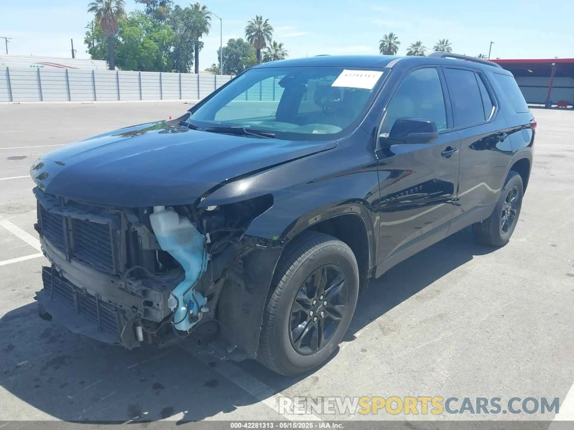 2 Photograph of a damaged car 1GNERFKW3NJ183869 CHEVROLET TRAVERSE 2022