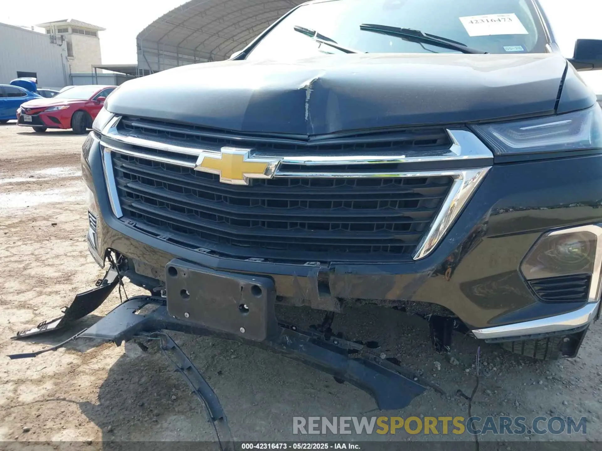 6 Photograph of a damaged car 1GNERFKW4NJ168961 CHEVROLET TRAVERSE 2022