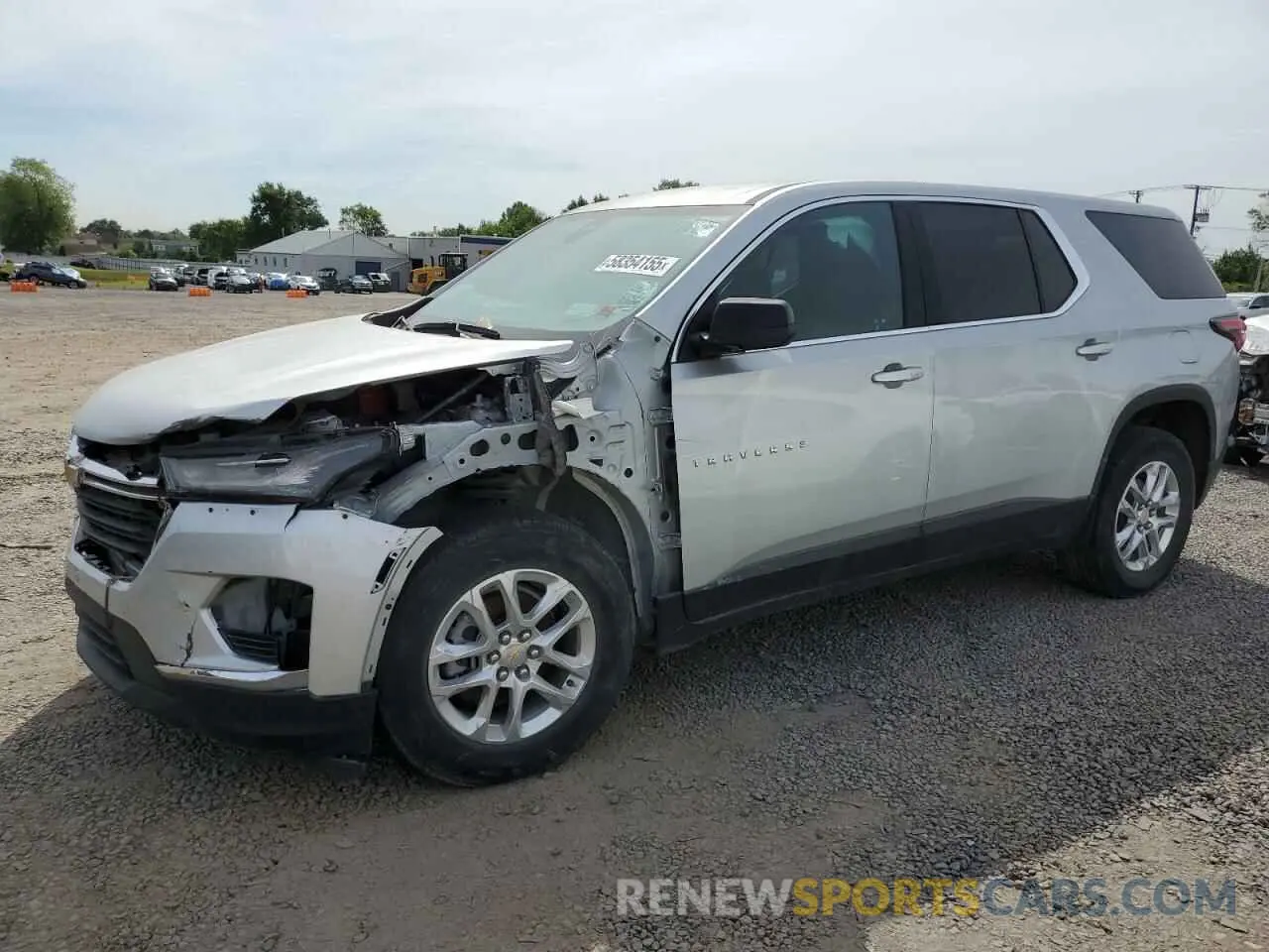 1 Photograph of a damaged car 1GNERFKW4NJ170399 CHEVROLET TRAVERSE 2022