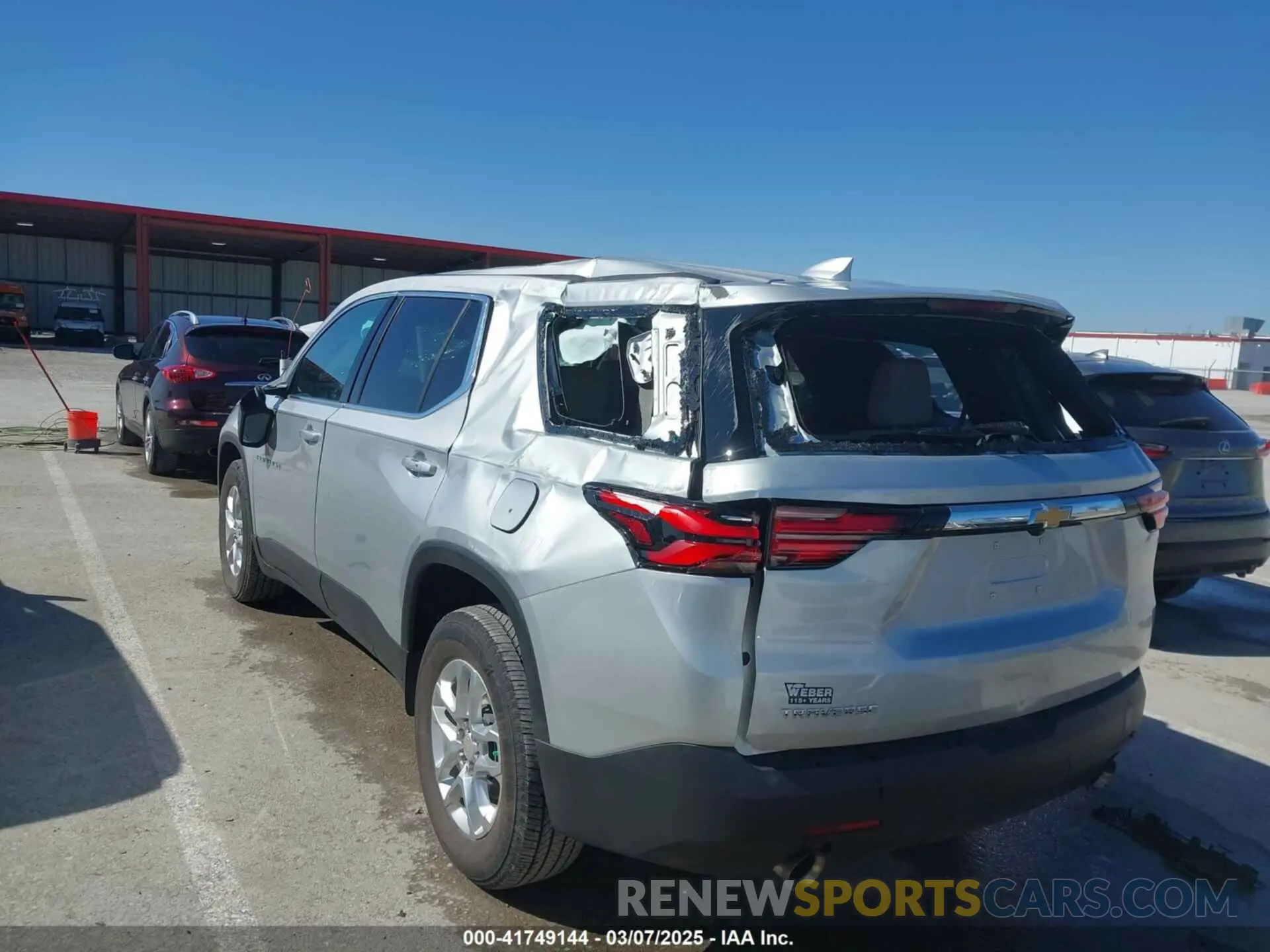 6 Photograph of a damaged car 1GNERFKW6NJ162594 CHEVROLET TRAVERSE 2022