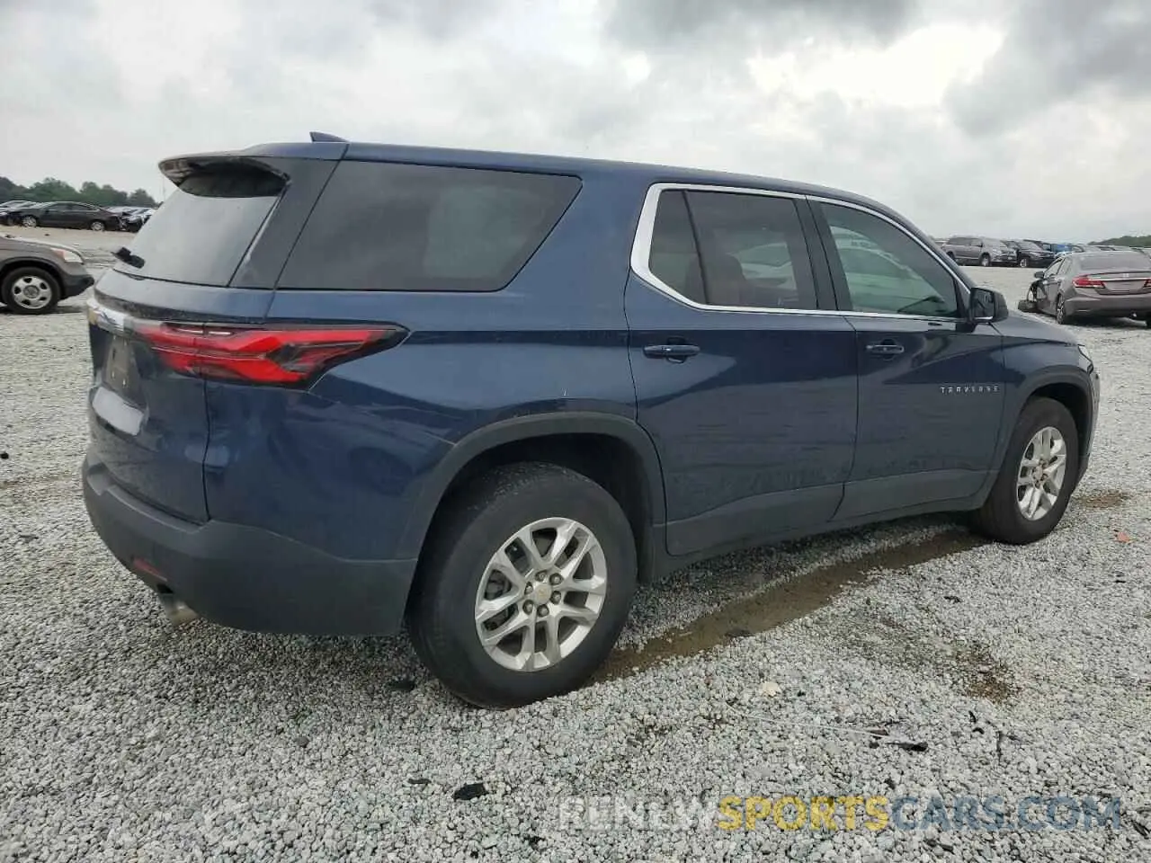 3 Photograph of a damaged car 1GNERFKW7NJ137154 CHEVROLET TRAVERSE 2022