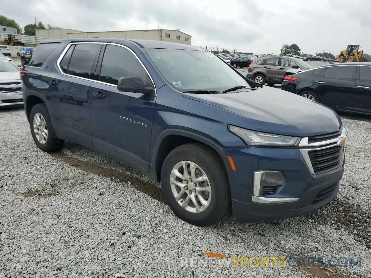 4 Photograph of a damaged car 1GNERFKW7NJ137154 CHEVROLET TRAVERSE 2022
