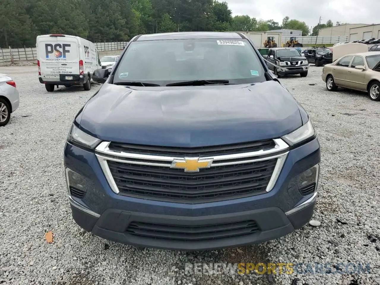 5 Photograph of a damaged car 1GNERFKW7NJ137154 CHEVROLET TRAVERSE 2022