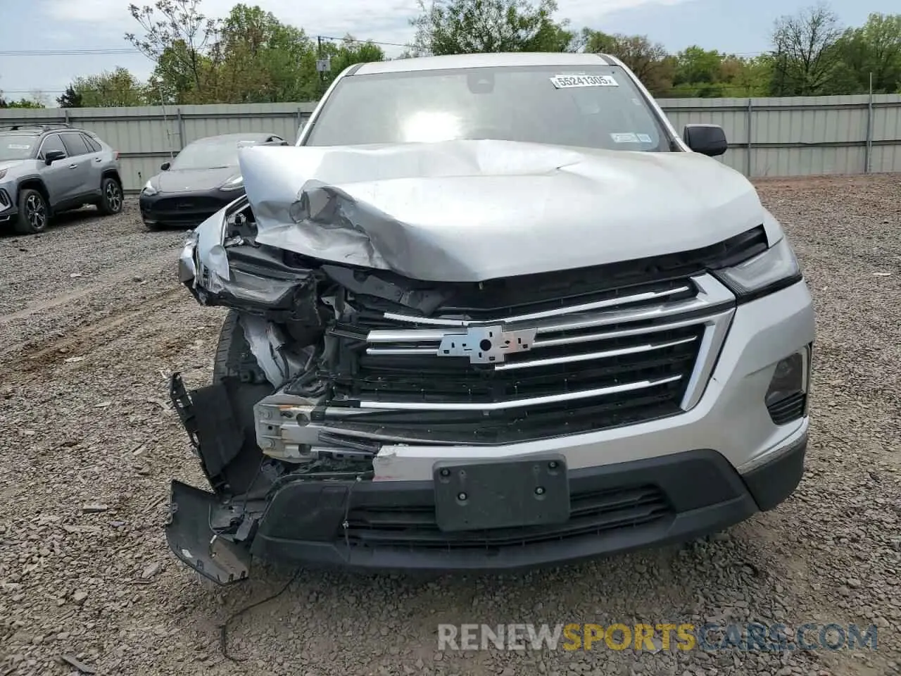 5 Photograph of a damaged car 1GNERFKW9NJ120260 CHEVROLET TRAVERSE 2022