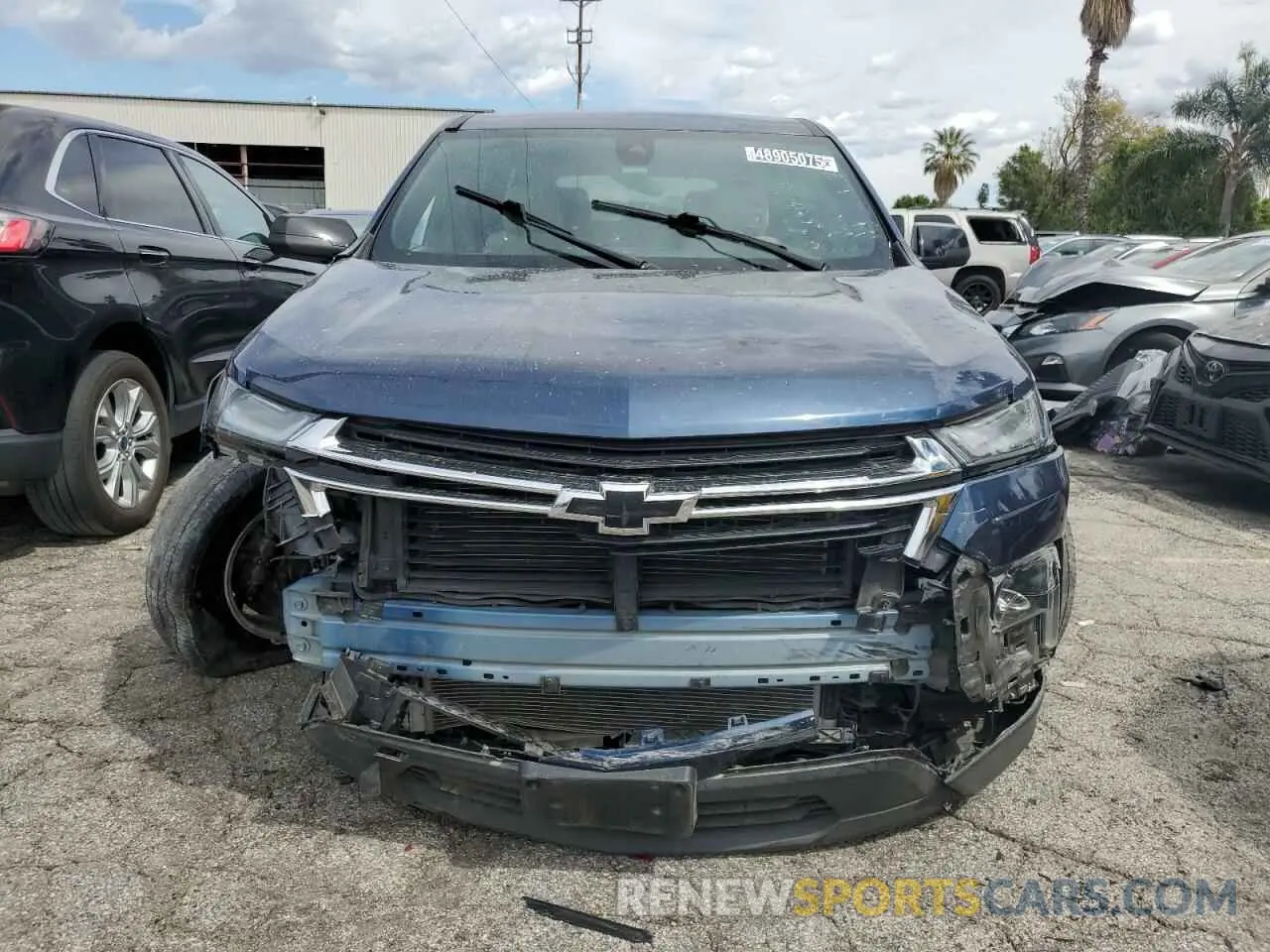 5 Photograph of a damaged car 1GNERFKWXNJ123474 CHEVROLET TRAVERSE 2022