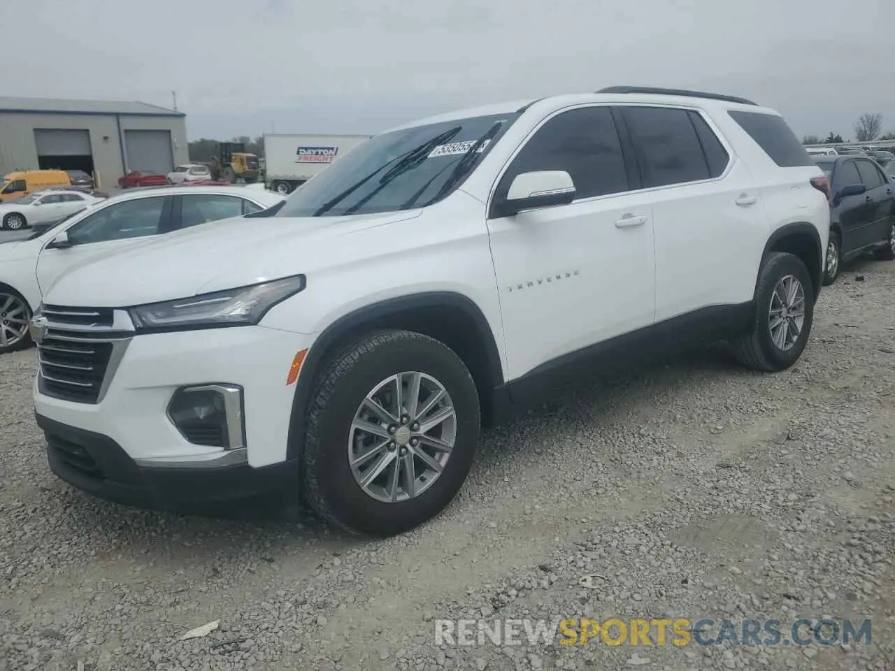 1 Photograph of a damaged car 1GNERGKW0NJ102168 CHEVROLET TRAVERSE 2022