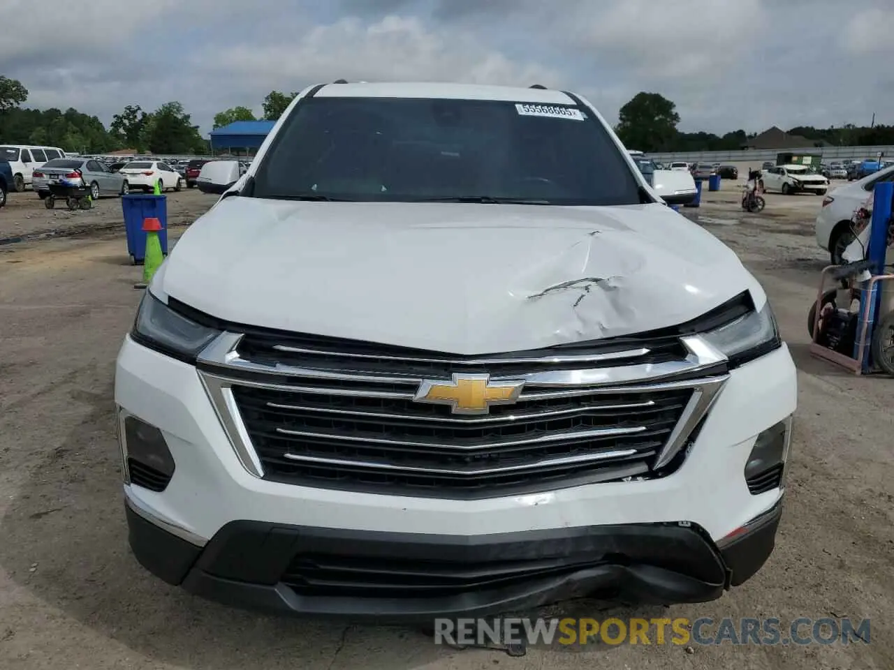 5 Photograph of a damaged car 1GNERGKW1NJ188428 CHEVROLET TRAVERSE 2022