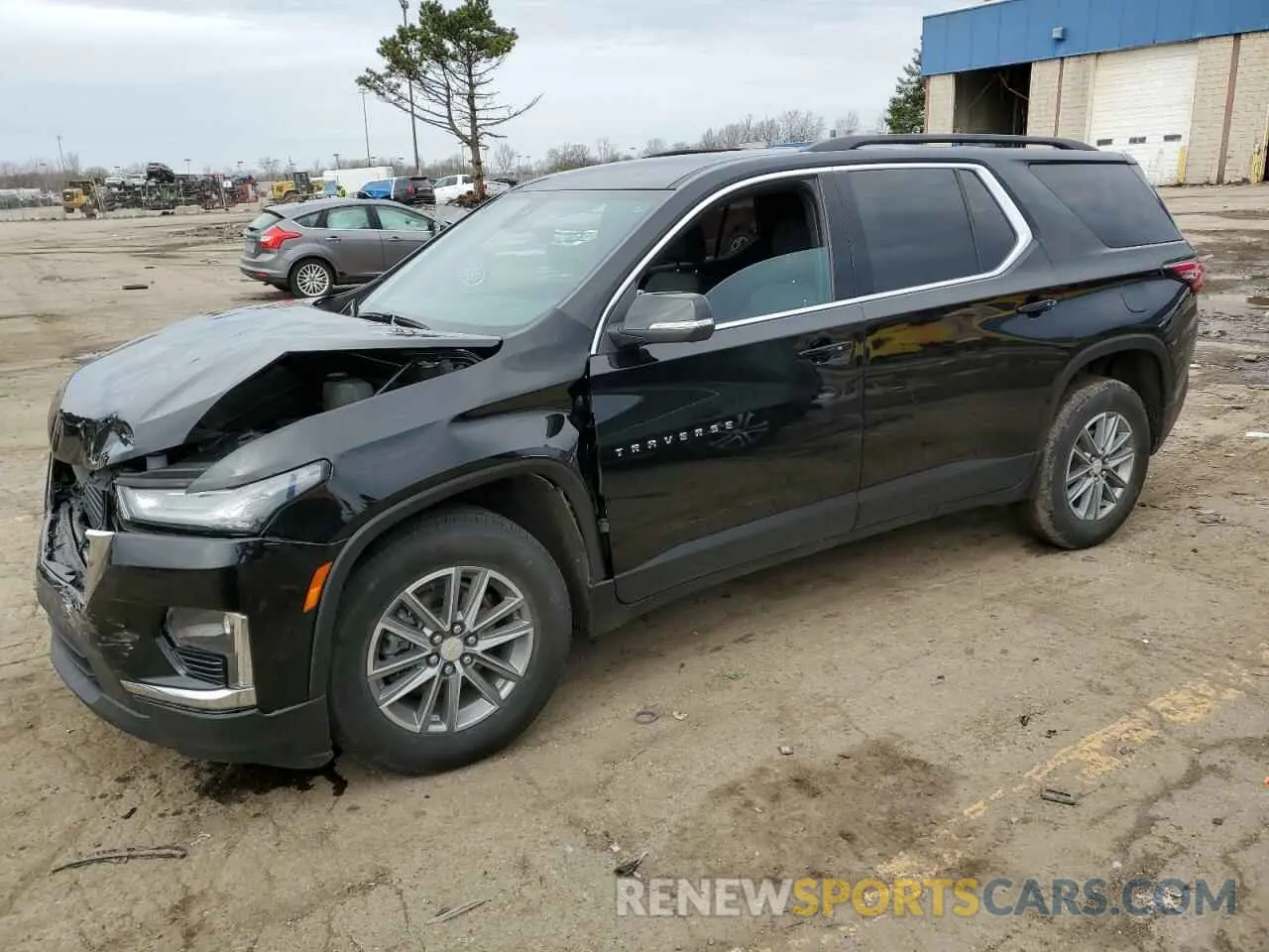 1 Photograph of a damaged car 1GNERGKW2NJ188874 CHEVROLET TRAVERSE 2022