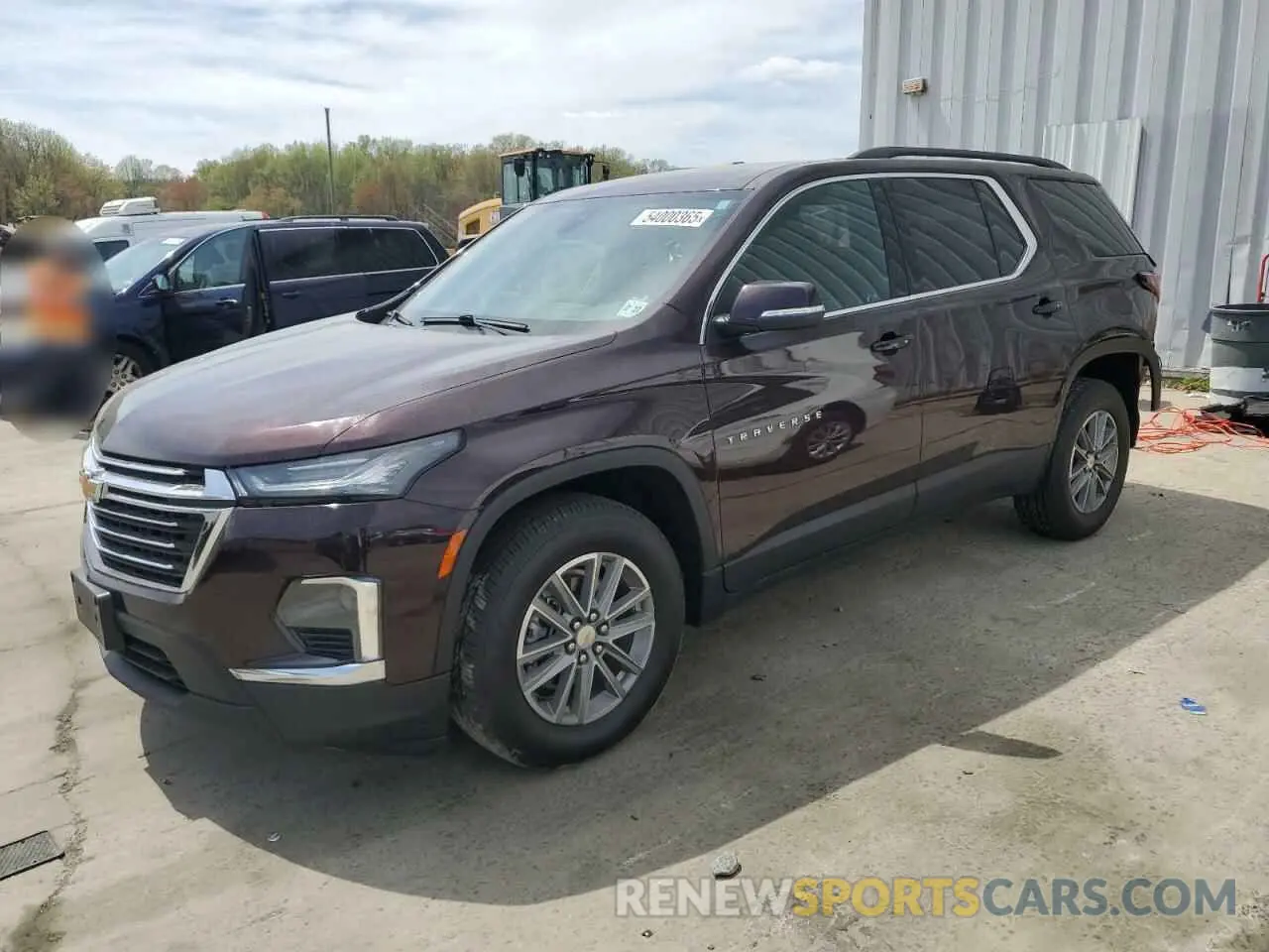 1 Photograph of a damaged car 1GNERGKW2NJ189877 CHEVROLET TRAVERSE 2022