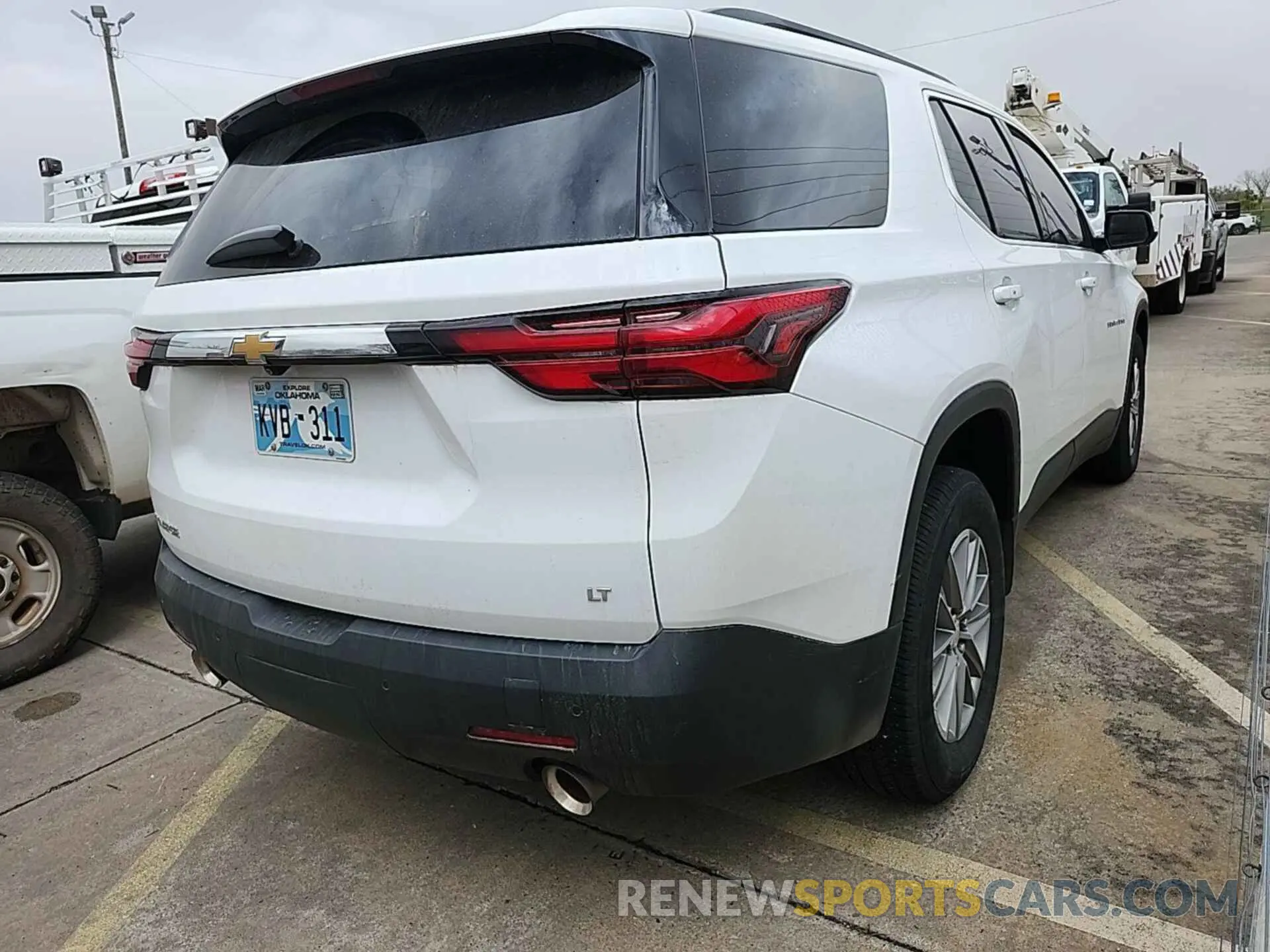 22 Photograph of a damaged car 1GNERGKW3NJ157214 CHEVROLET TRAVERSE 2022