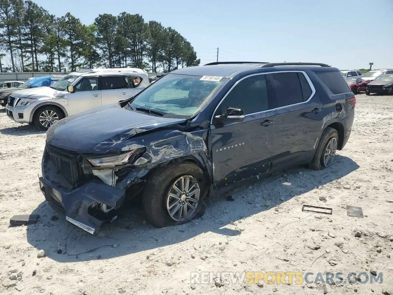 1 Photograph of a damaged car 1GNERGKW4NJ127865 CHEVROLET TRAVERSE 2022