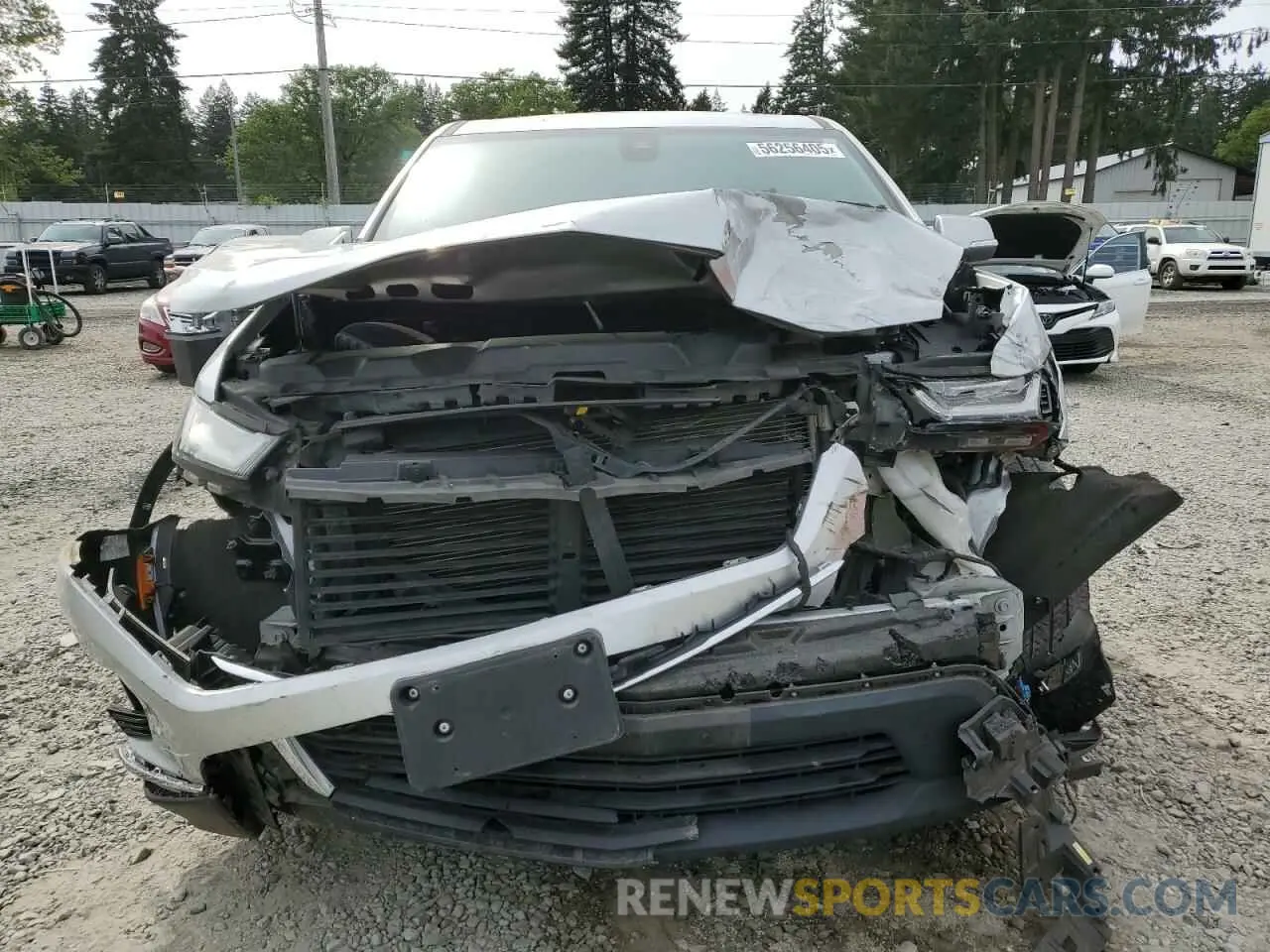 5 Photograph of a damaged car 1GNERGKW5NJ101744 CHEVROLET TRAVERSE 2022