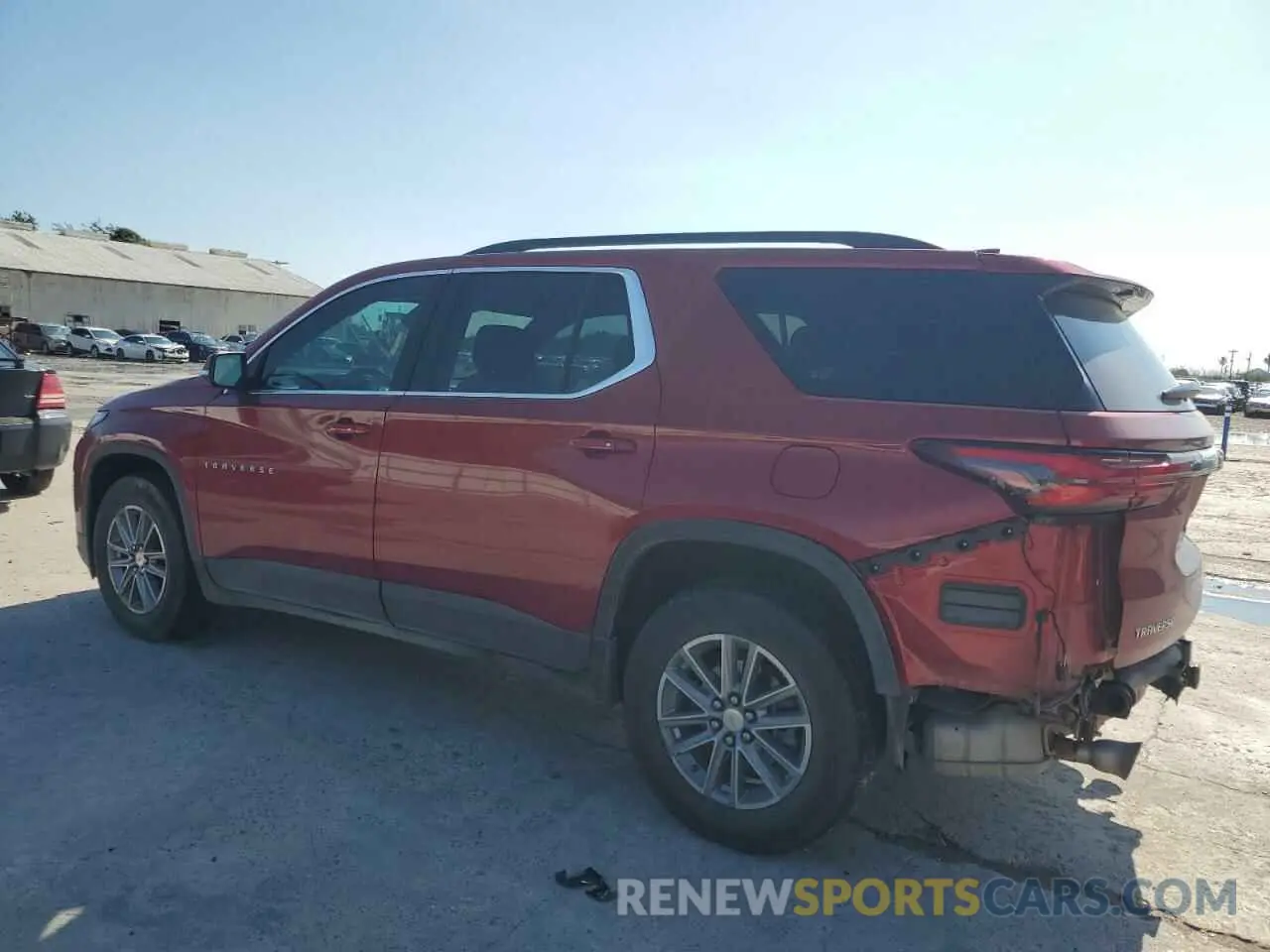 2 Photograph of a damaged car 1GNERGKW7NJ145521 CHEVROLET TRAVERSE 2022