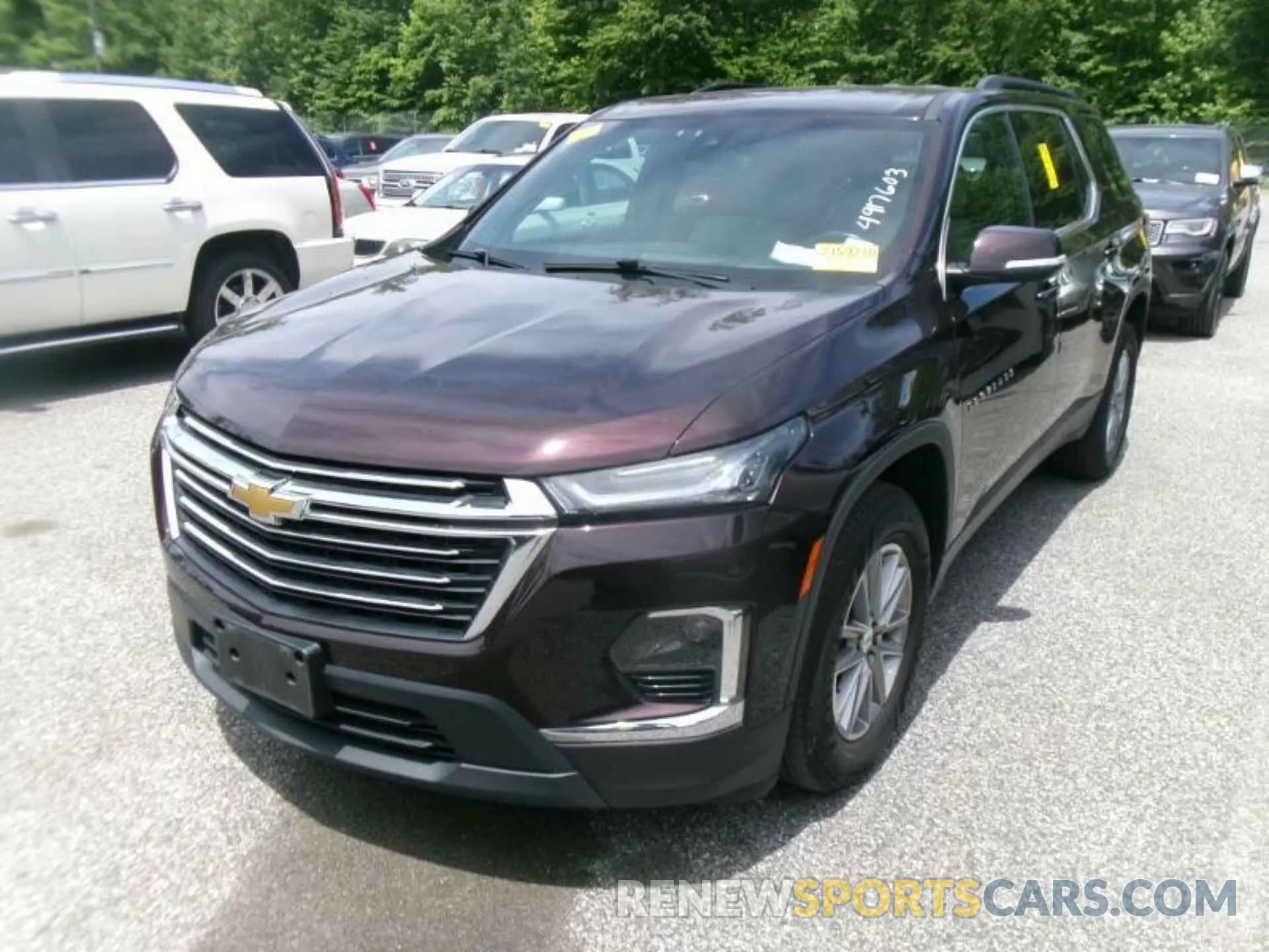 3 Photograph of a damaged car 1GNERGKW8NJ156012 CHEVROLET TRAVERSE 2022