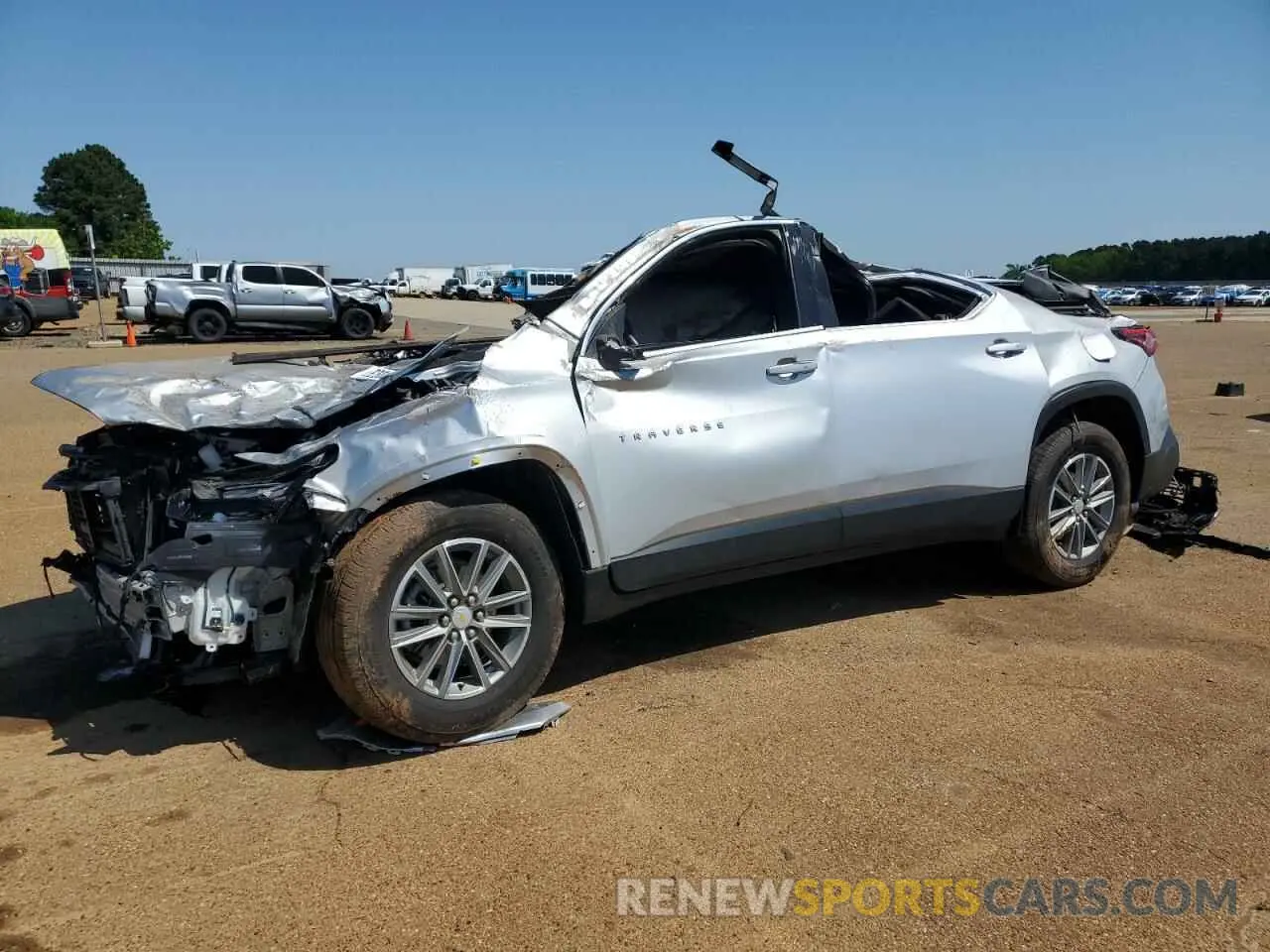 1 Photograph of a damaged car 1GNERGKWXNJ117860 CHEVROLET TRAVERSE 2022