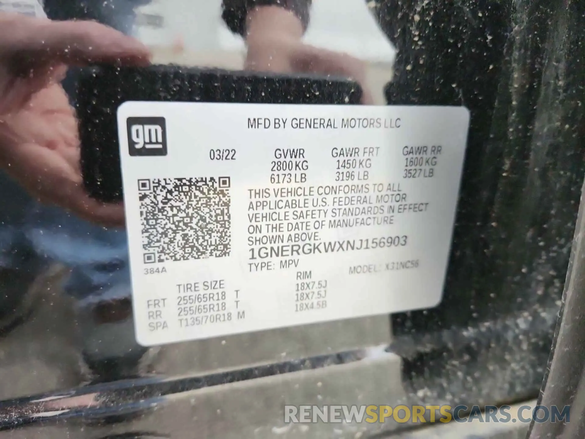 12 Photograph of a damaged car 1GNERGKWXNJ156903 CHEVROLET TRAVERSE 2022