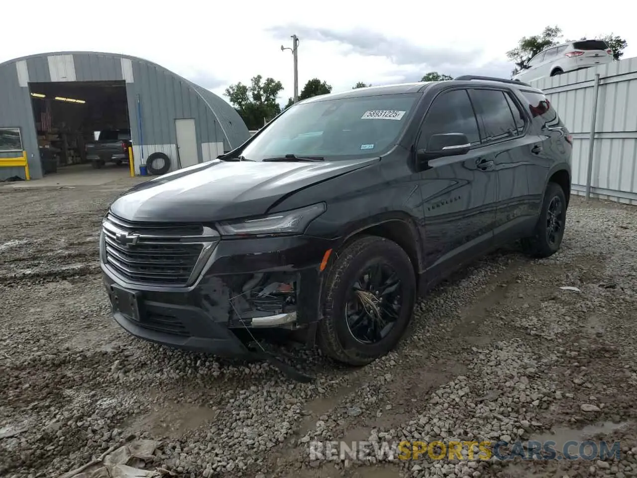 1 Photograph of a damaged car 1GNERHKW6NJ184901 CHEVROLET TRAVERSE 2022