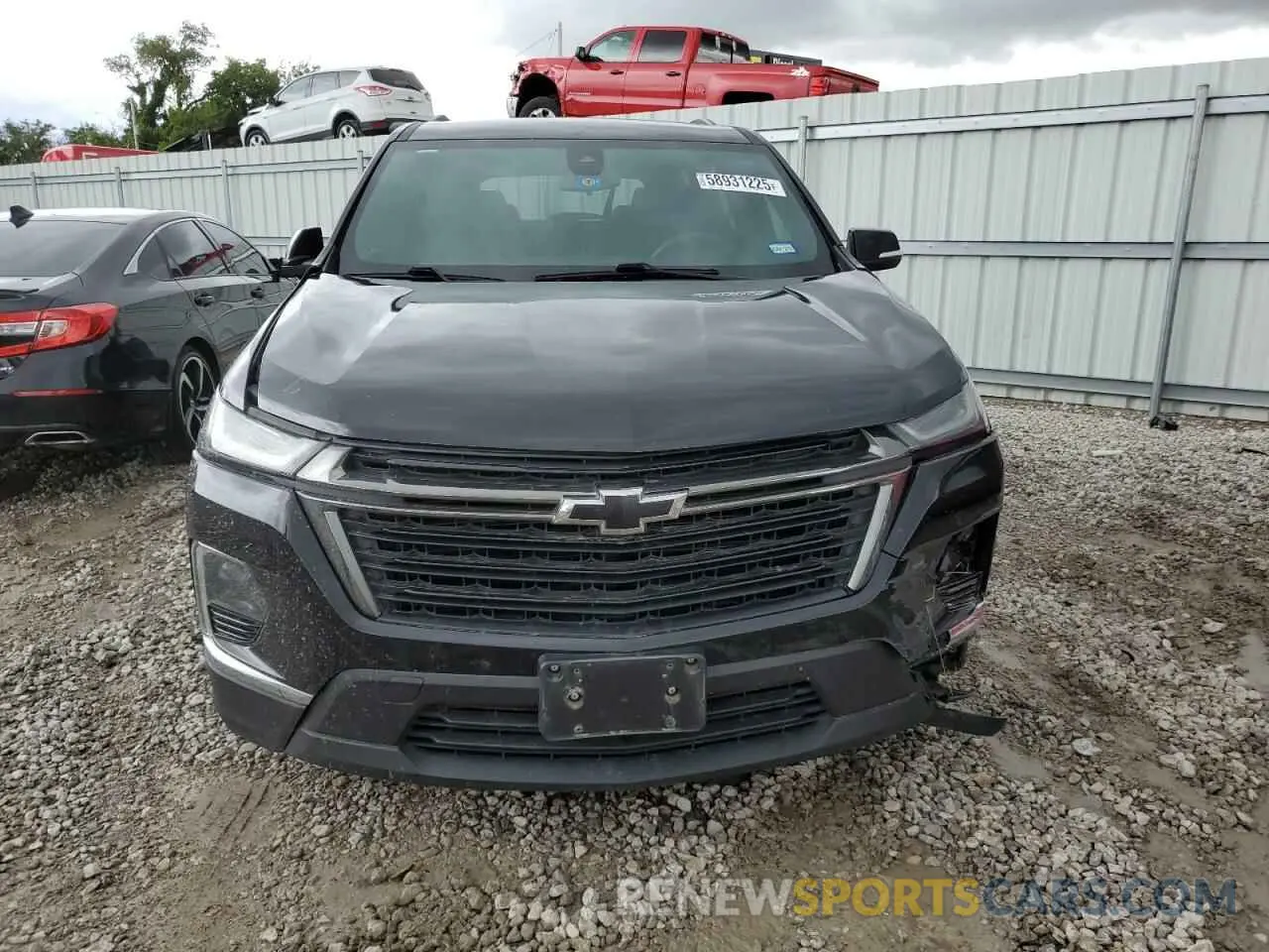 5 Photograph of a damaged car 1GNERHKW6NJ184901 CHEVROLET TRAVERSE 2022
