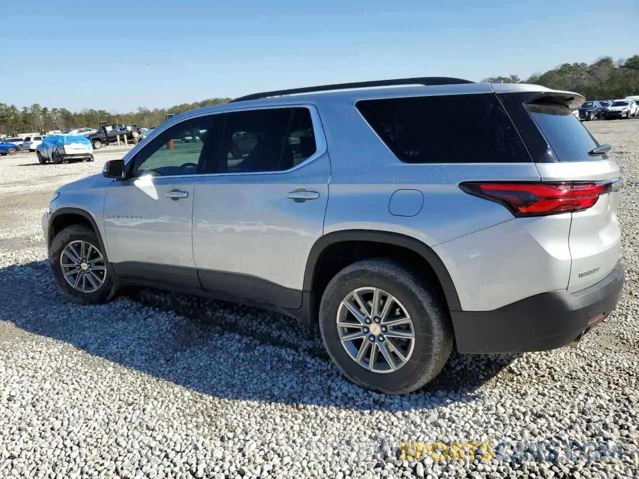 2 Photograph of a damaged car 1GNERHKW8NJ105874 CHEVROLET TRAVERSE 2022