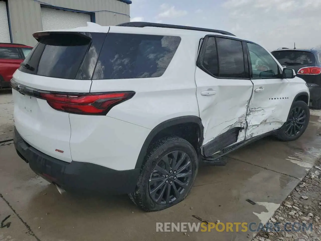 3 Photograph of a damaged car 1GNERJKW2NJ122838 CHEVROLET TRAVERSE 2022