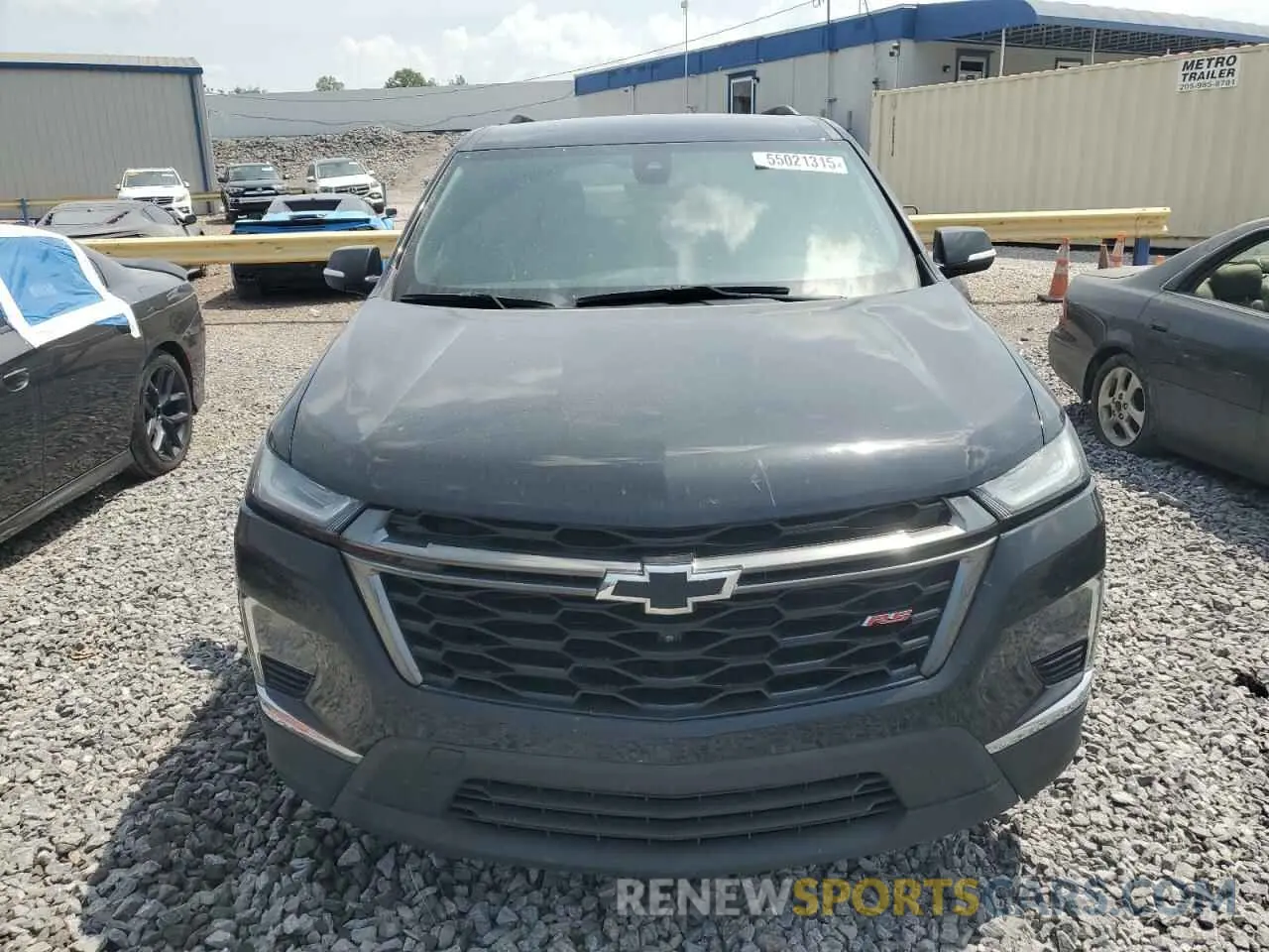 5 Photograph of a damaged car 1GNERJKW8NJ102433 CHEVROLET TRAVERSE 2022