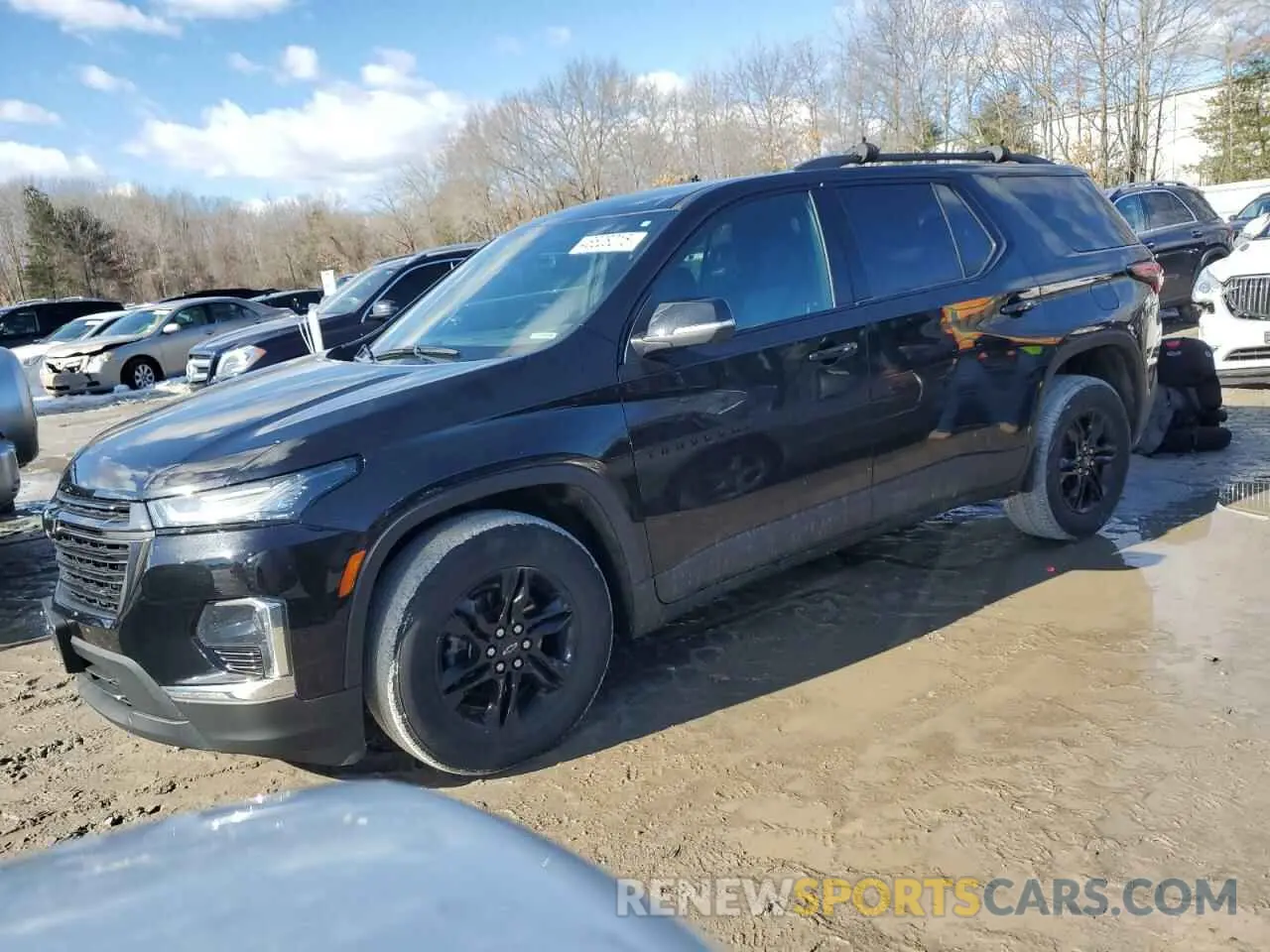 1 Photograph of a damaged car 1GNEVGKW1NJ137331 CHEVROLET TRAVERSE 2022