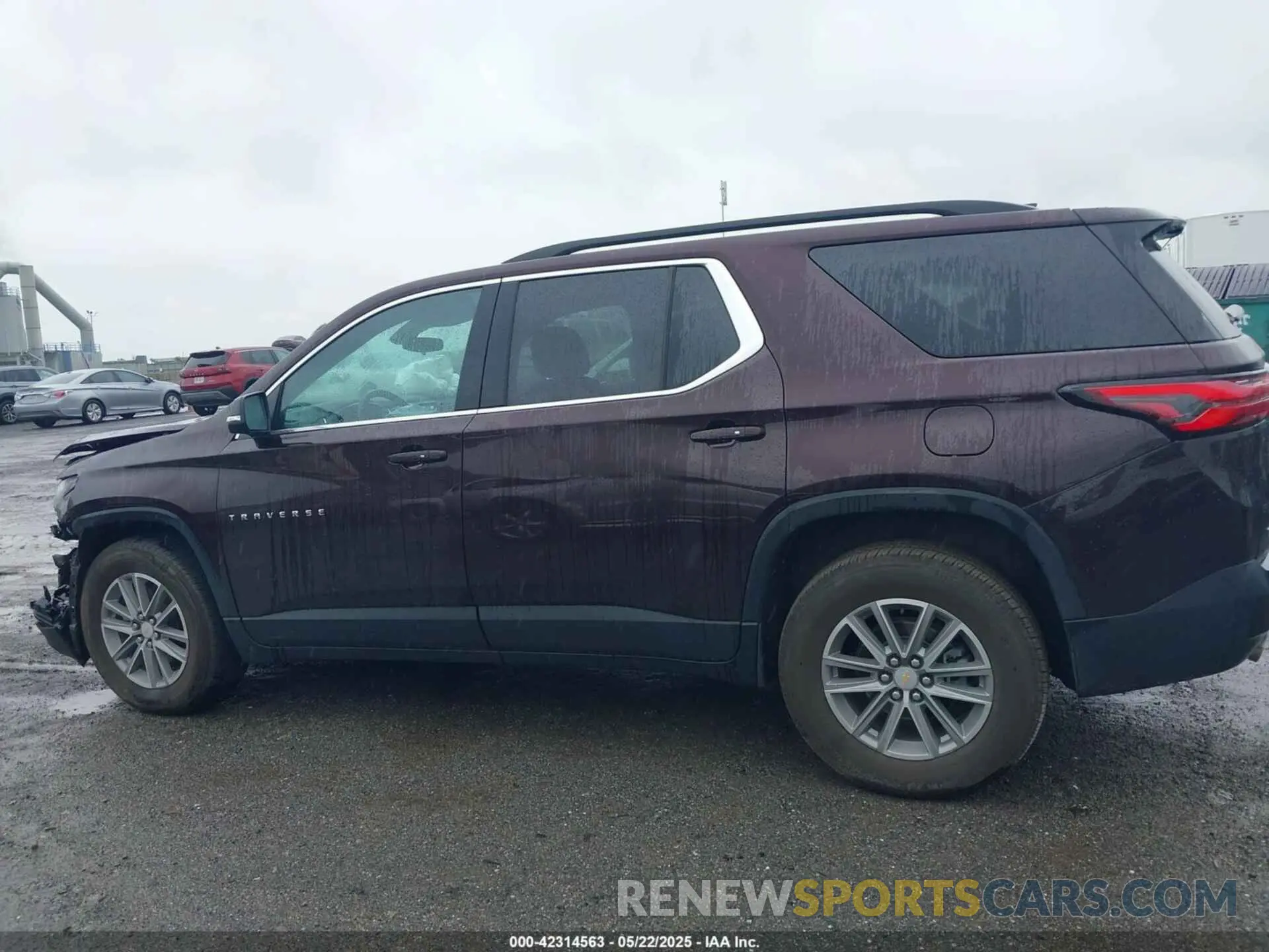 14 Photograph of a damaged car 1GNEVGKW2NJ191205 CHEVROLET TRAVERSE 2022