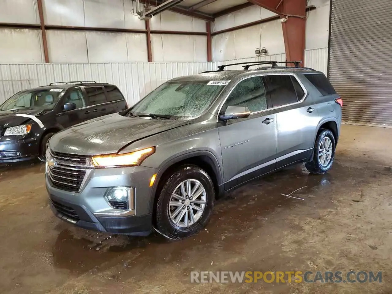 1 Photograph of a damaged car 1GNEVGKW6NJ120332 CHEVROLET TRAVERSE 2022
