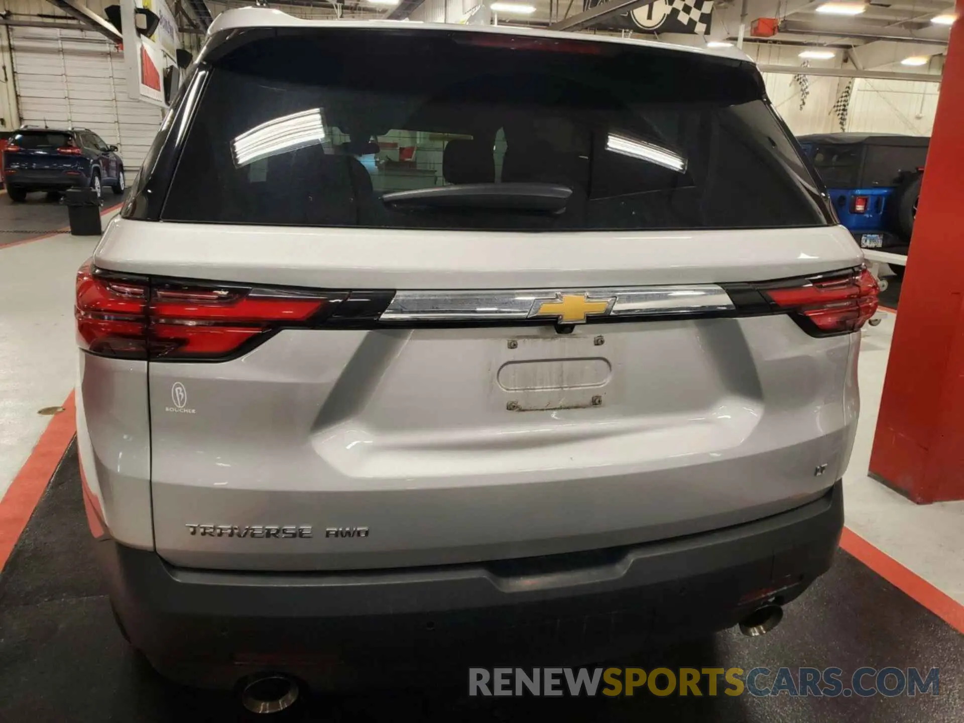 1 Photograph of a damaged car 1GNEVGKW7NJ116032 CHEVROLET TRAVERSE 2022