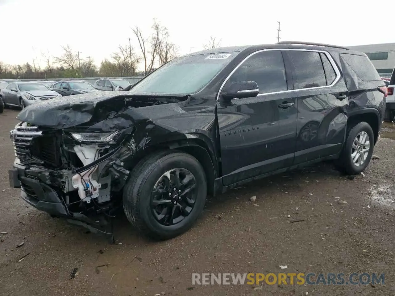 1 Photograph of a damaged car 1GNEVGKW7NJ129251 CHEVROLET TRAVERSE 2022