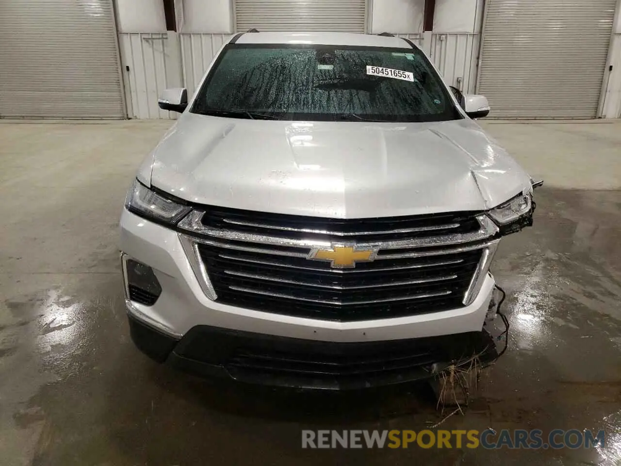 5 Photograph of a damaged car 1GNEVGKW9NJ125282 CHEVROLET TRAVERSE 2022