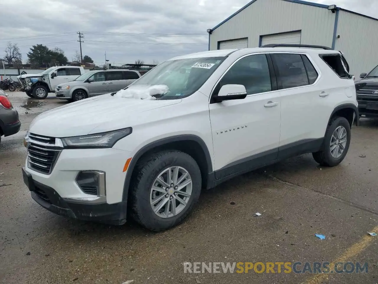 1 Photograph of a damaged car 1GNEVHKWXNJ126219 CHEVROLET TRAVERSE 2022