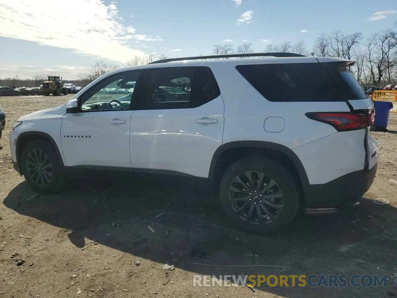 2 Photograph of a damaged car 1GNEVJKW2NJ182663 CHEVROLET TRAVERSE 2022