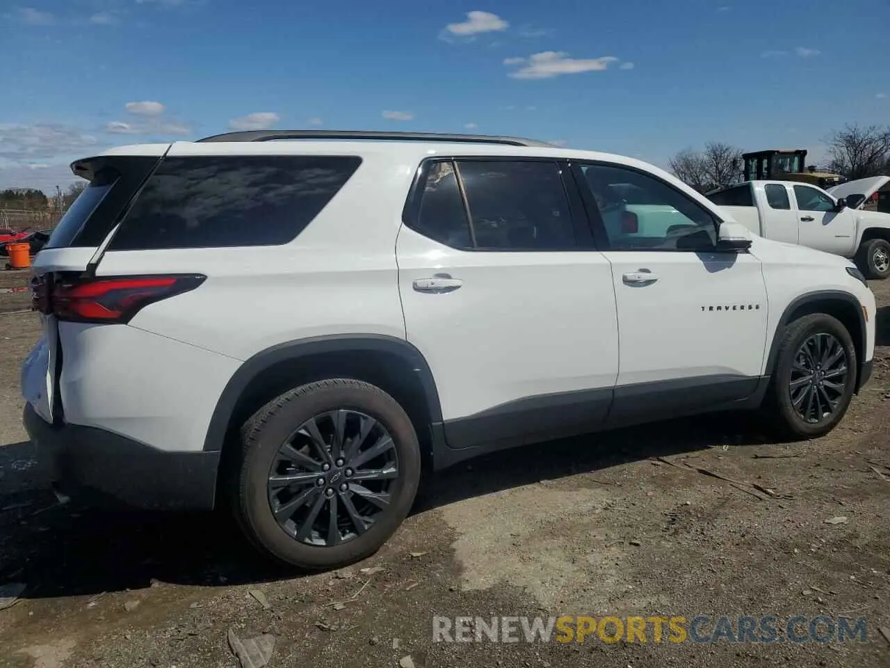 3 Photograph of a damaged car 1GNEVJKW2NJ182663 CHEVROLET TRAVERSE 2022