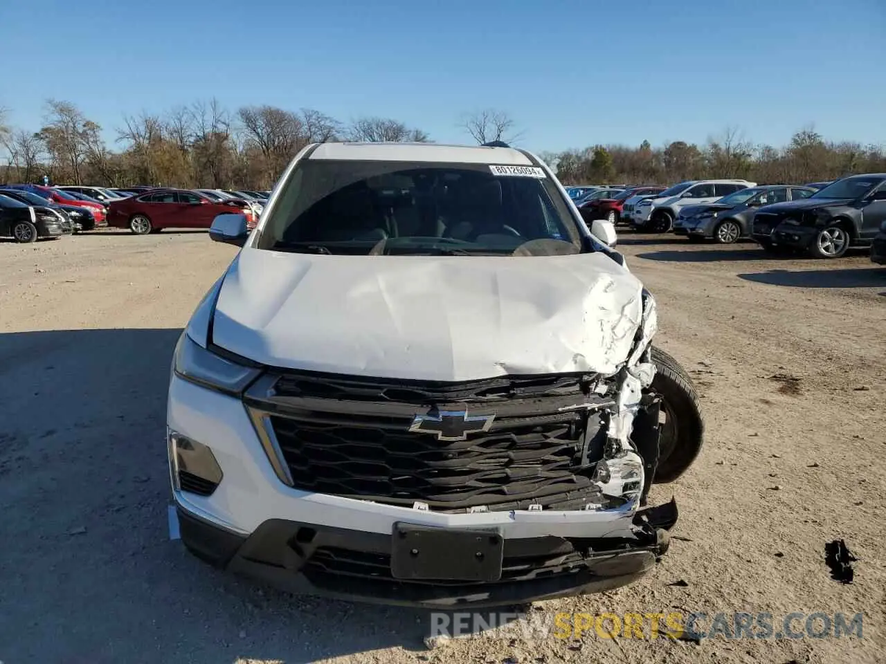 5 Photograph of a damaged car 1GNEVJKW4NJ188724 CHEVROLET TRAVERSE 2022