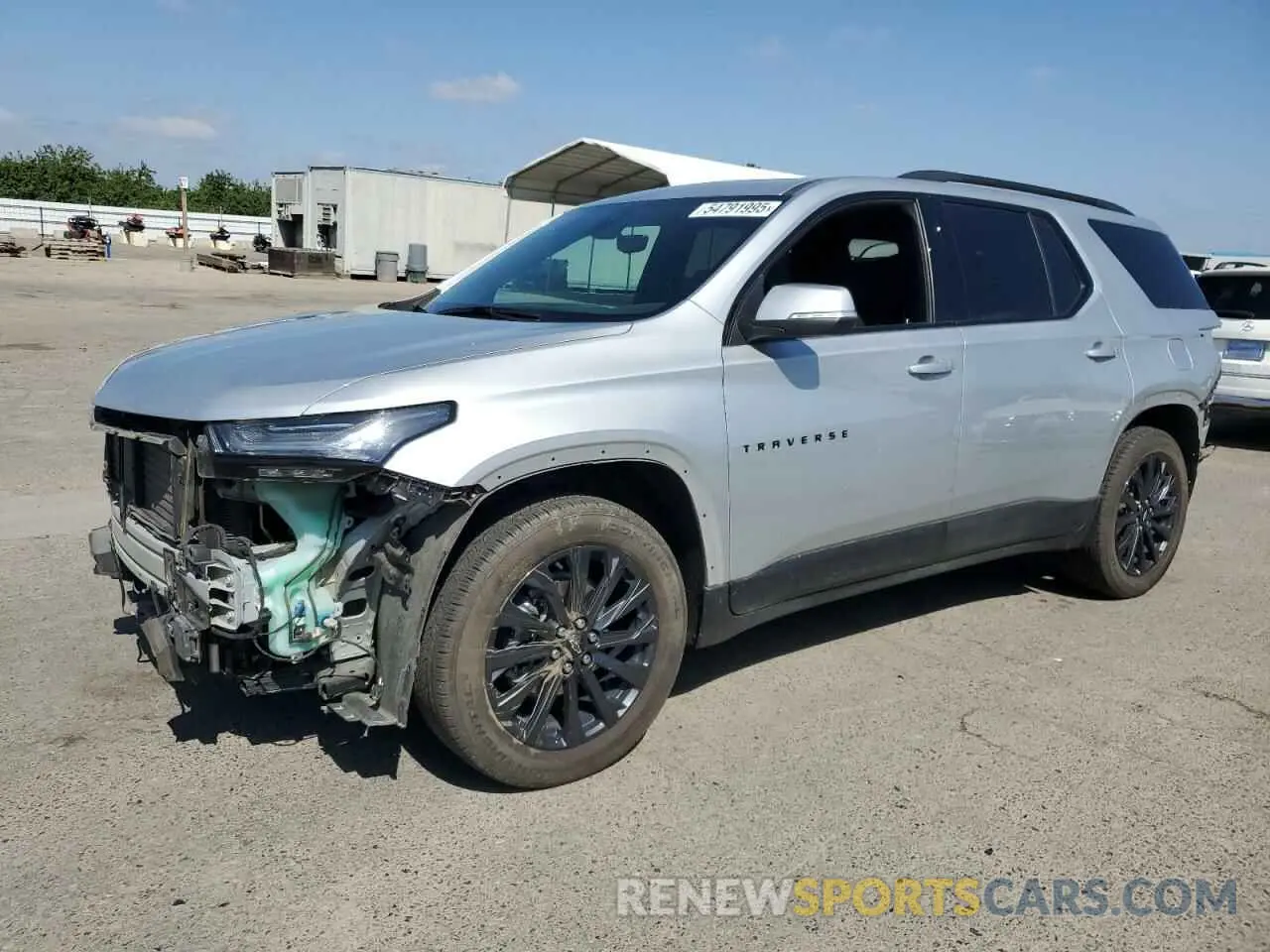 1 Photograph of a damaged car 1GNEVJKW7NJ104752 CHEVROLET TRAVERSE 2022