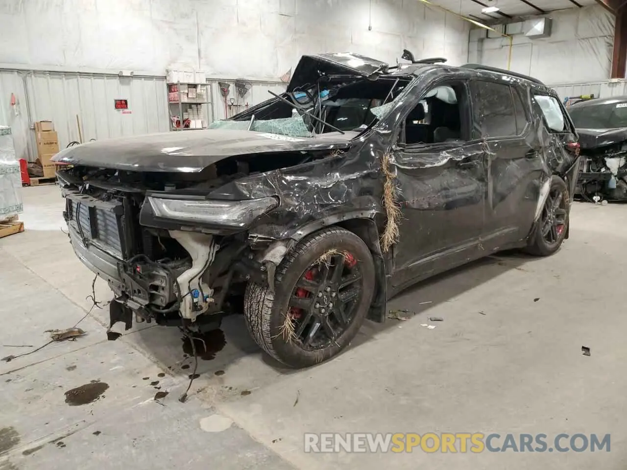 1 Photograph of a damaged car 1GNEVKKW2NJ138460 CHEVROLET TRAVERSE 2022