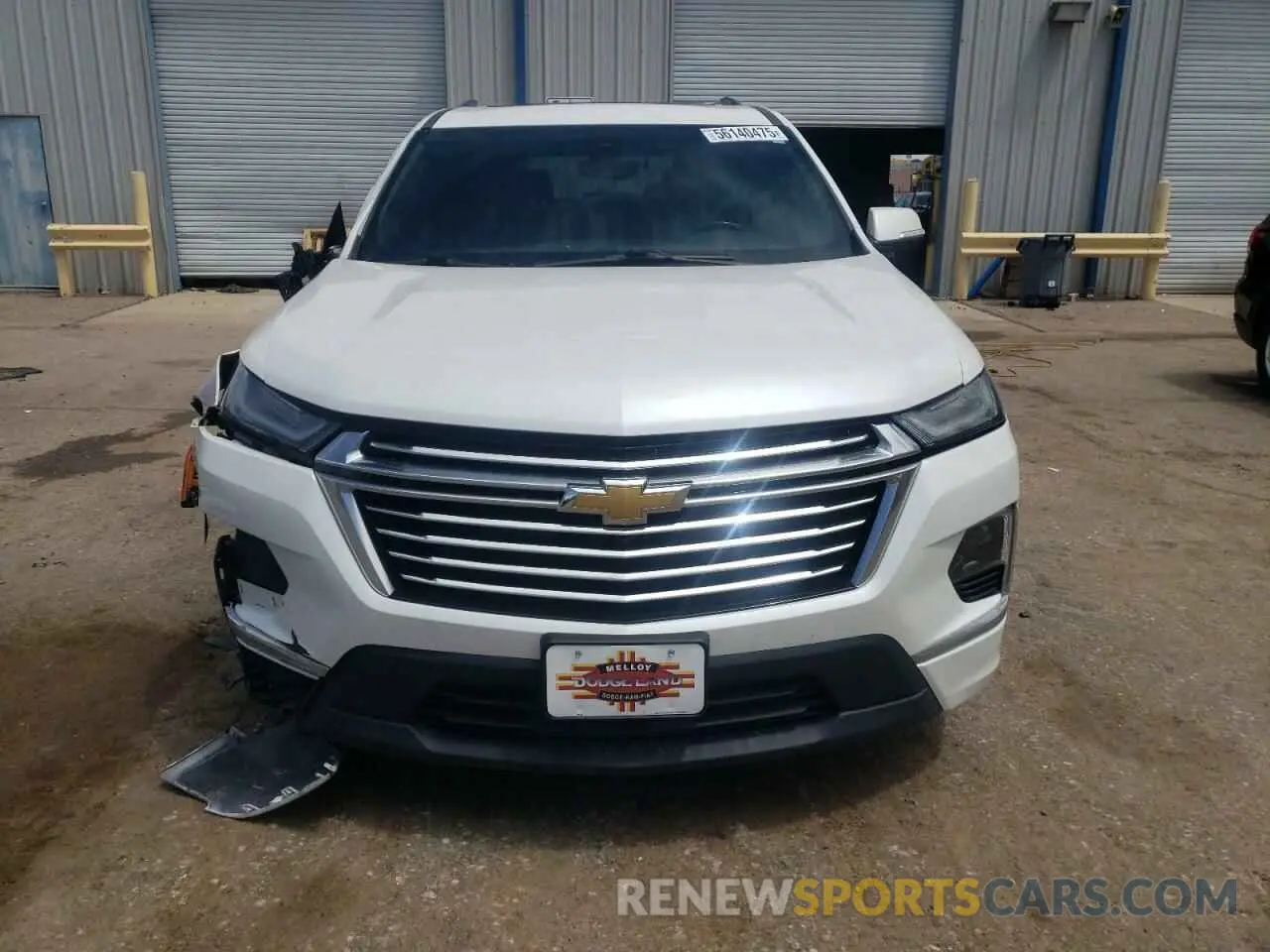 5 Photograph of a damaged car 1GNEVKKW3NJ124289 CHEVROLET TRAVERSE 2022
