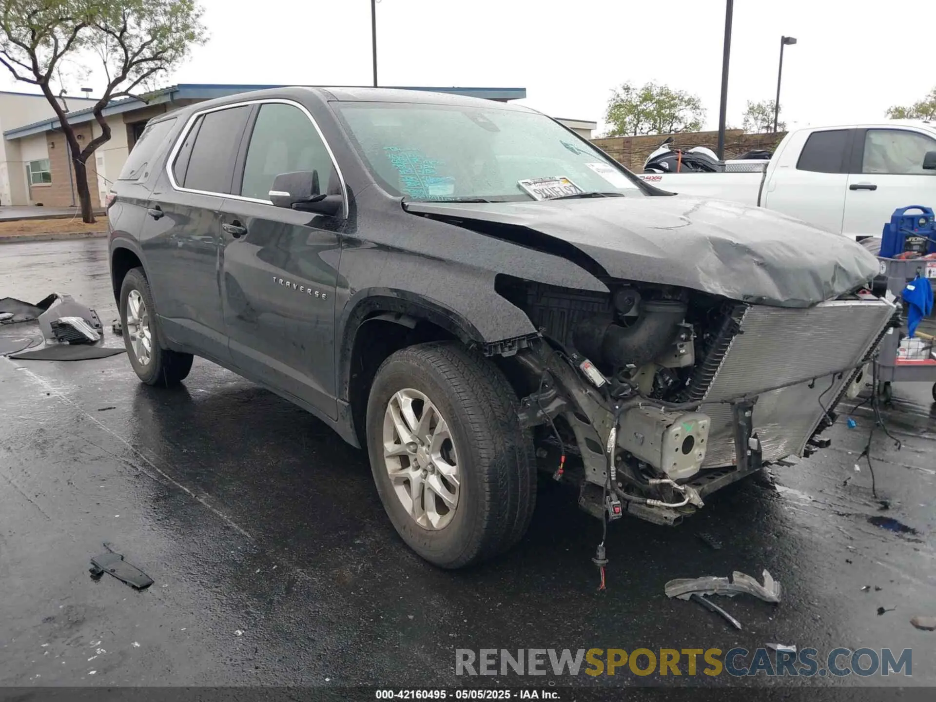 1 Photograph of a damaged car 1GNERFKW0PJ329423 CHEVROLET TRAVERSE 2023
