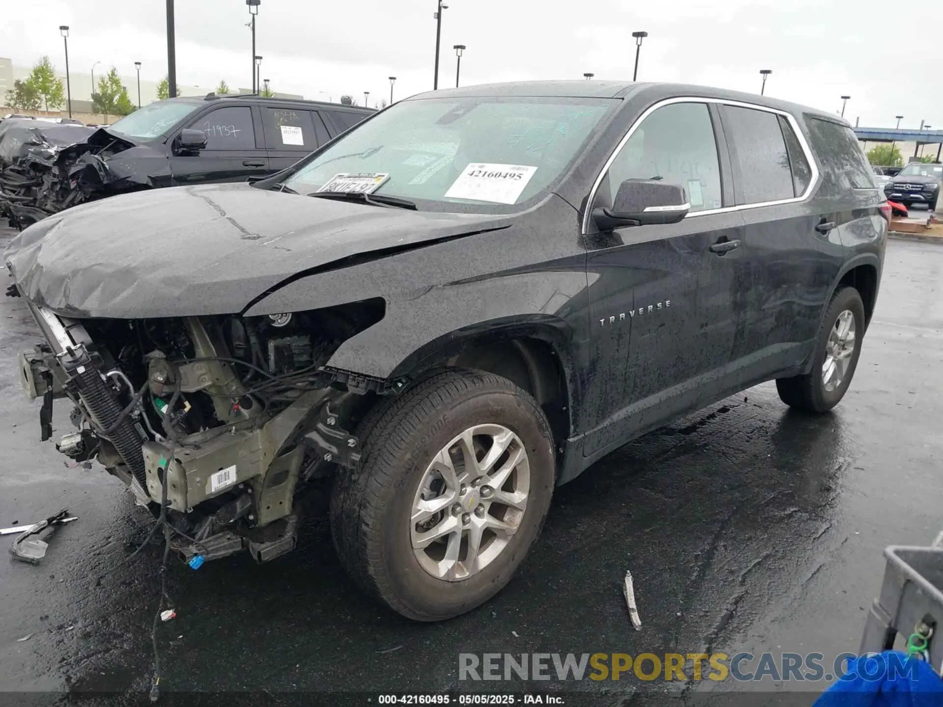 2 Photograph of a damaged car 1GNERFKW0PJ329423 CHEVROLET TRAVERSE 2023