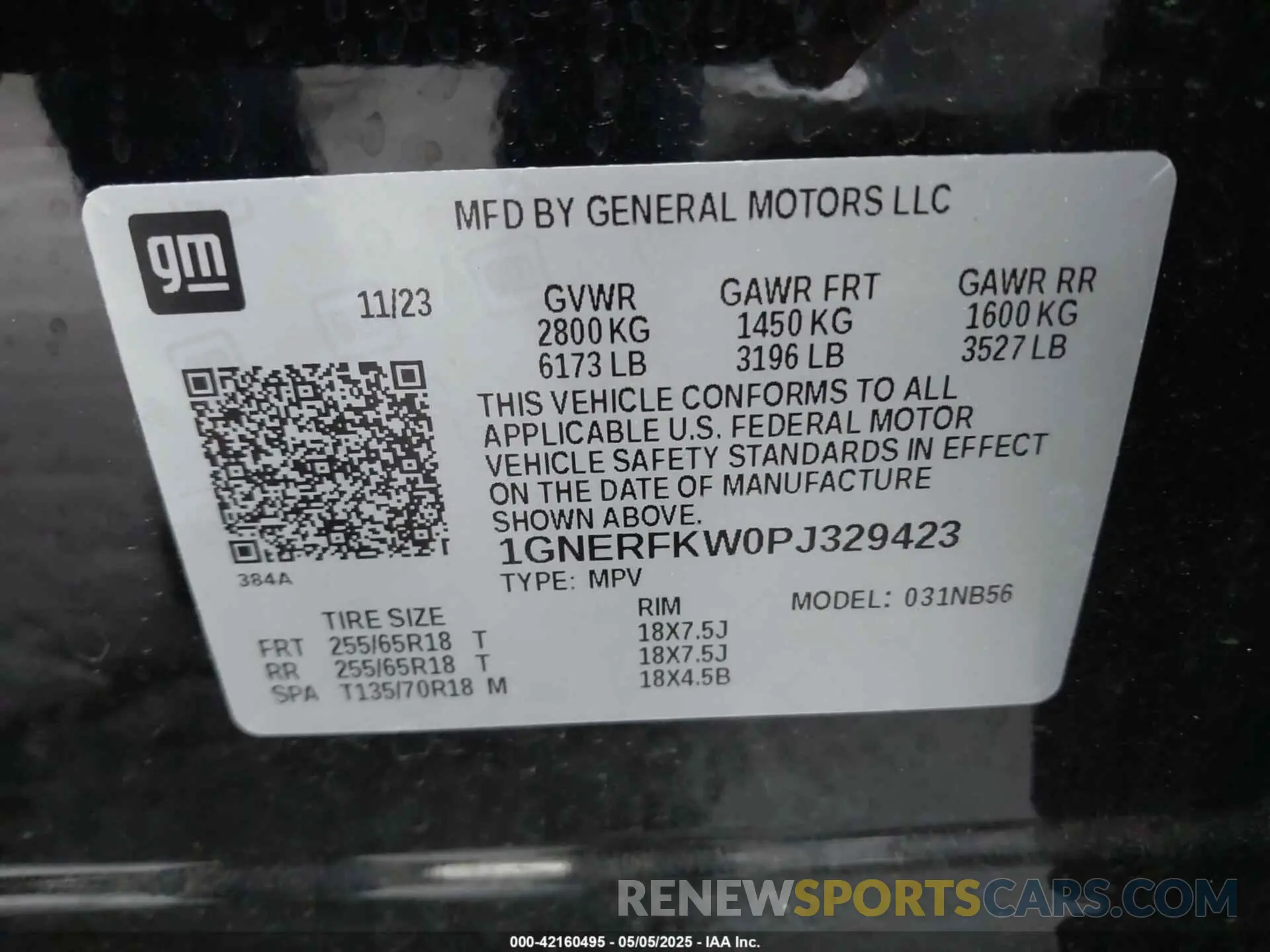 9 Photograph of a damaged car 1GNERFKW0PJ329423 CHEVROLET TRAVERSE 2023