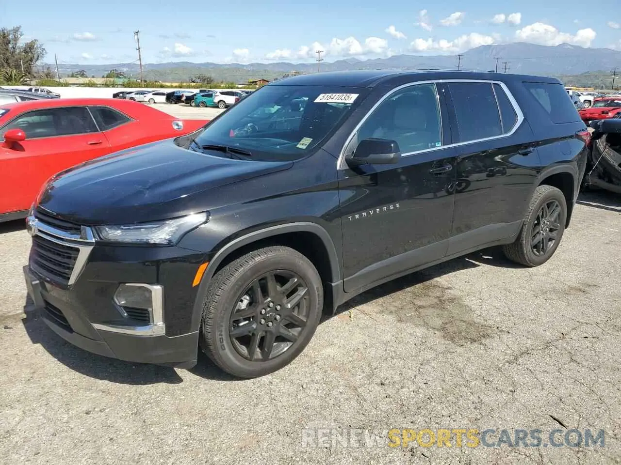 1 Photograph of a damaged car 1GNERFKW1PJ328295 CHEVROLET TRAVERSE 2023