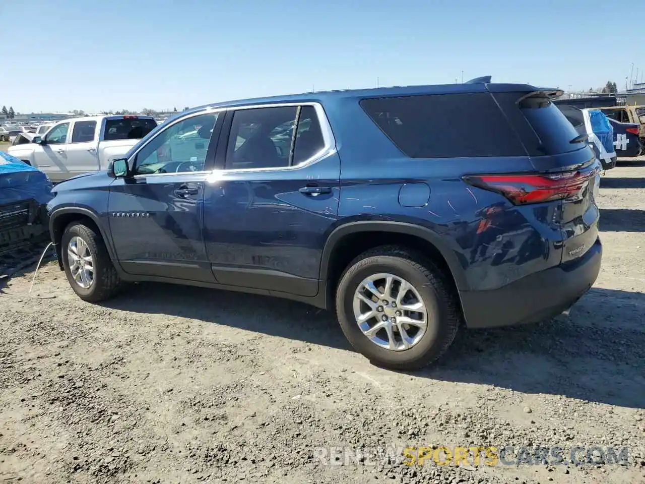 2 Photograph of a damaged car 1GNERFKW3PJ118362 CHEVROLET TRAVERSE 2023