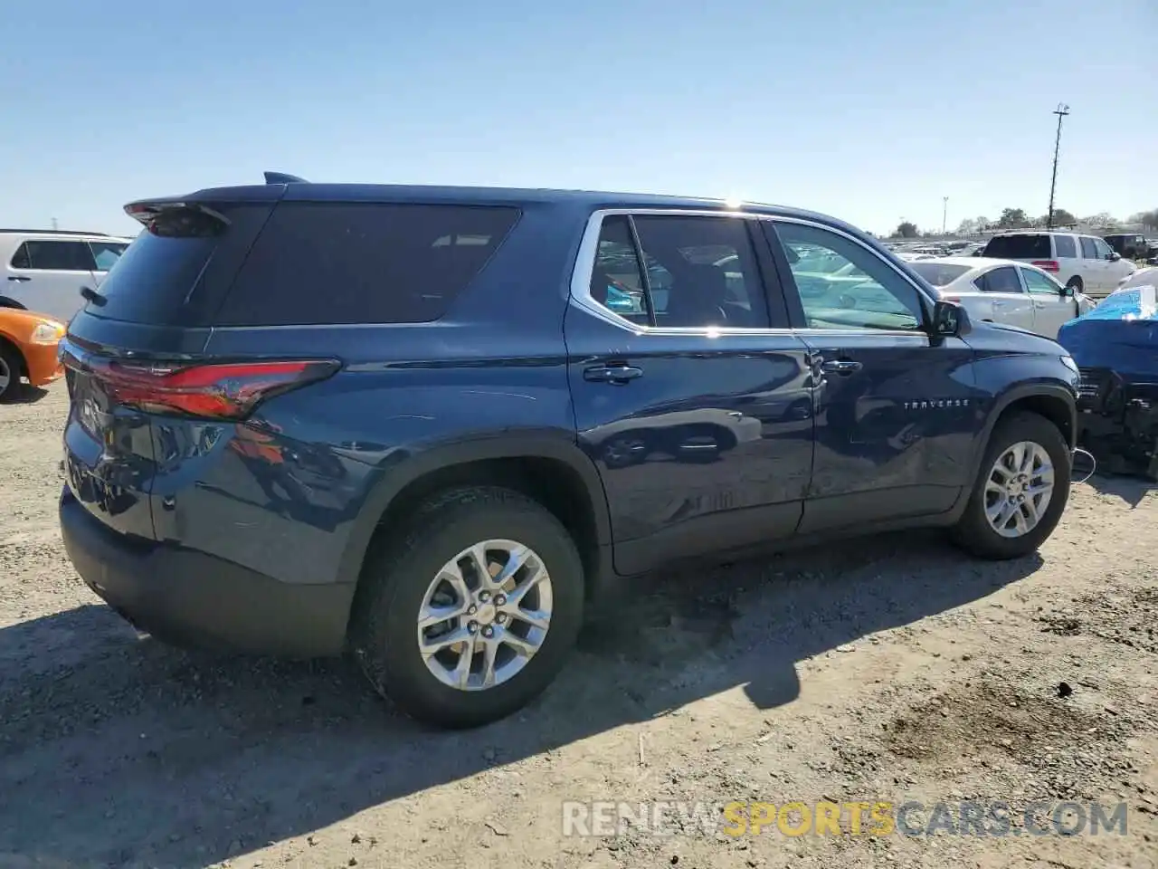 3 Photograph of a damaged car 1GNERFKW3PJ118362 CHEVROLET TRAVERSE 2023