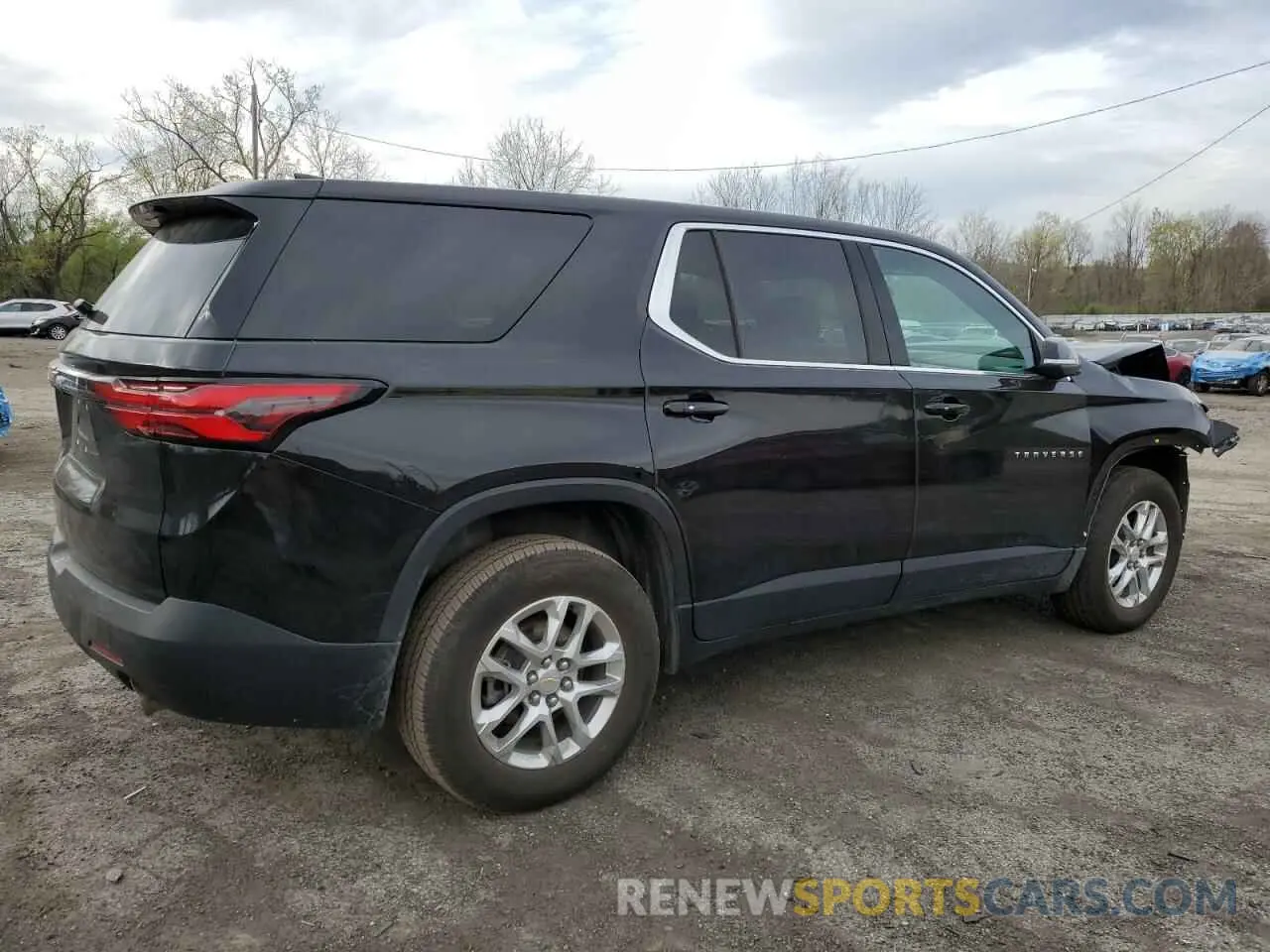 3 Photograph of a damaged car 1GNERFKW3PJ221779 CHEVROLET TRAVERSE 2023