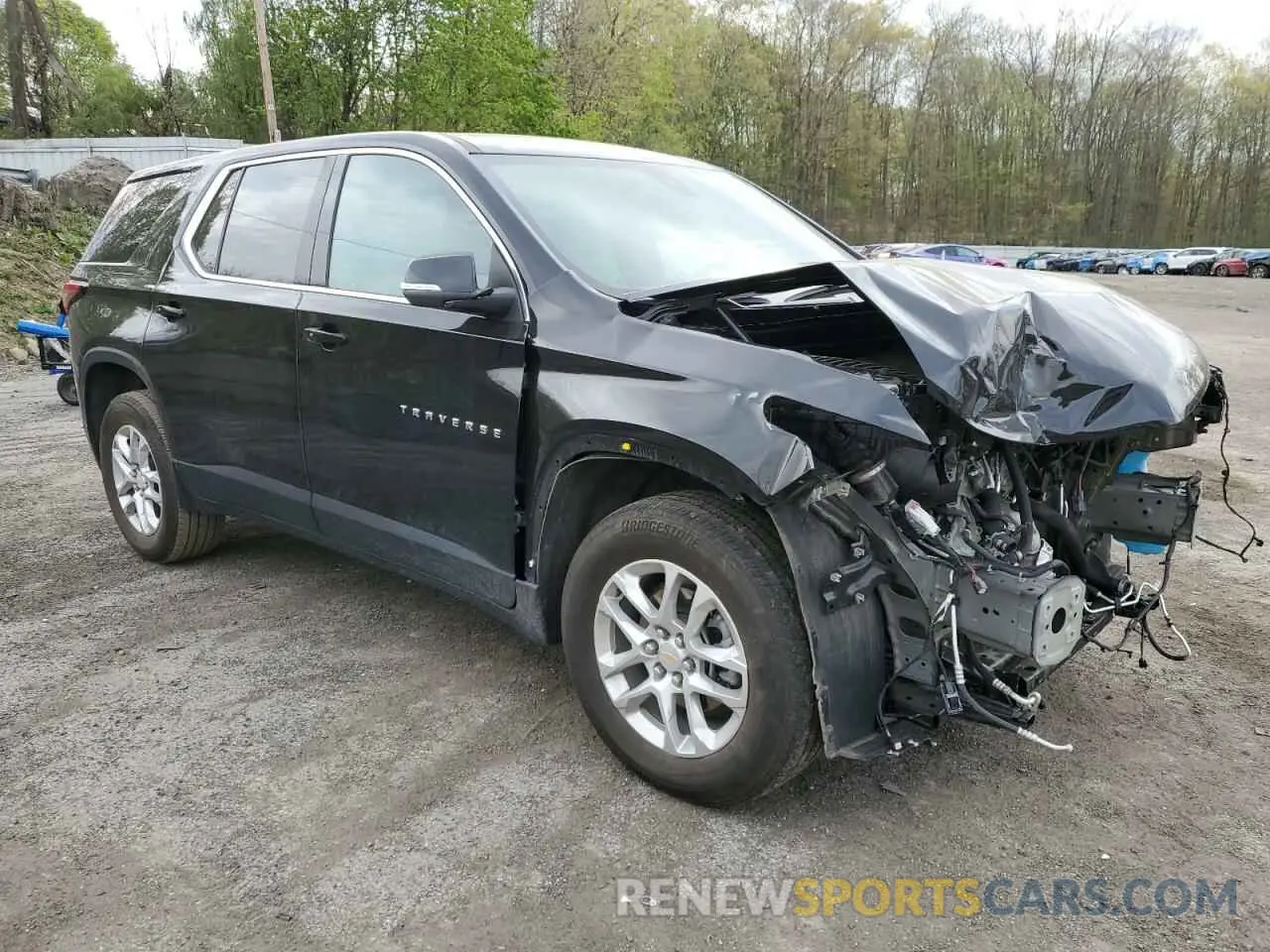 4 Photograph of a damaged car 1GNERFKW3PJ221779 CHEVROLET TRAVERSE 2023