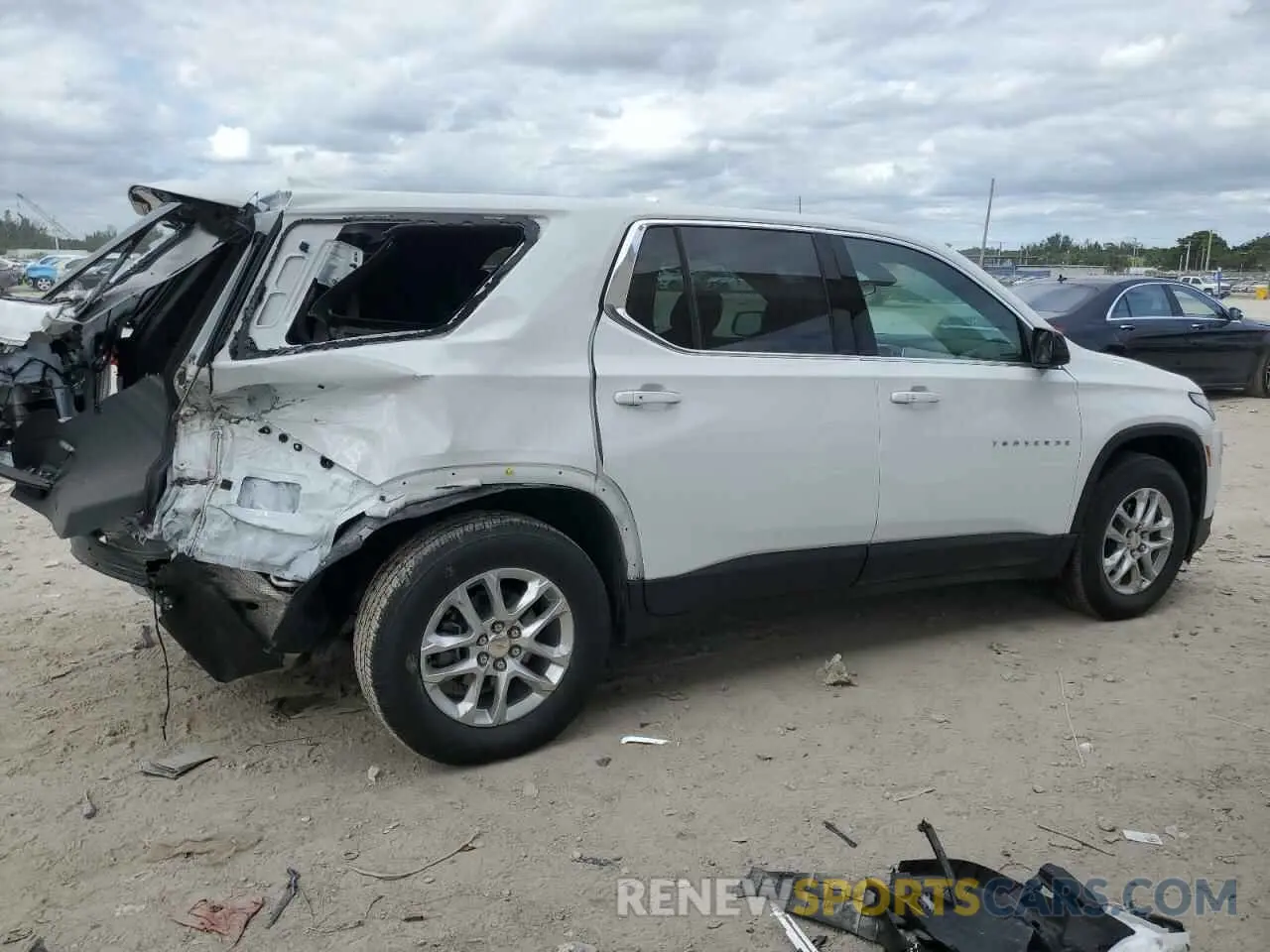 3 Photograph of a damaged car 1GNERFKW3PJ256533 CHEVROLET TRAVERSE 2023