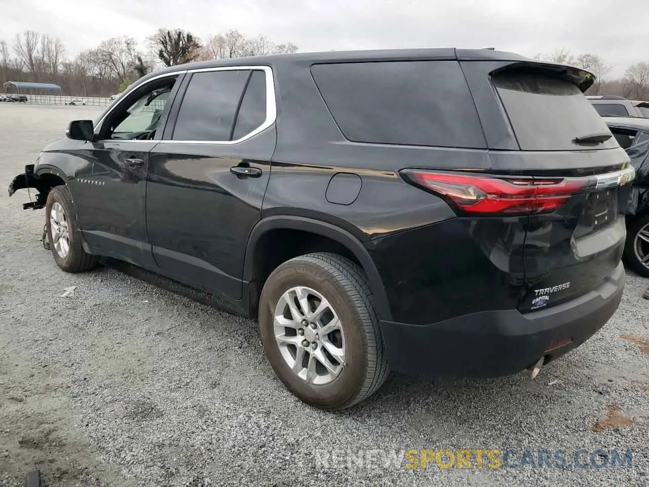 2 Photograph of a damaged car 1GNERFKW3PJ293162 CHEVROLET TRAVERSE 2023