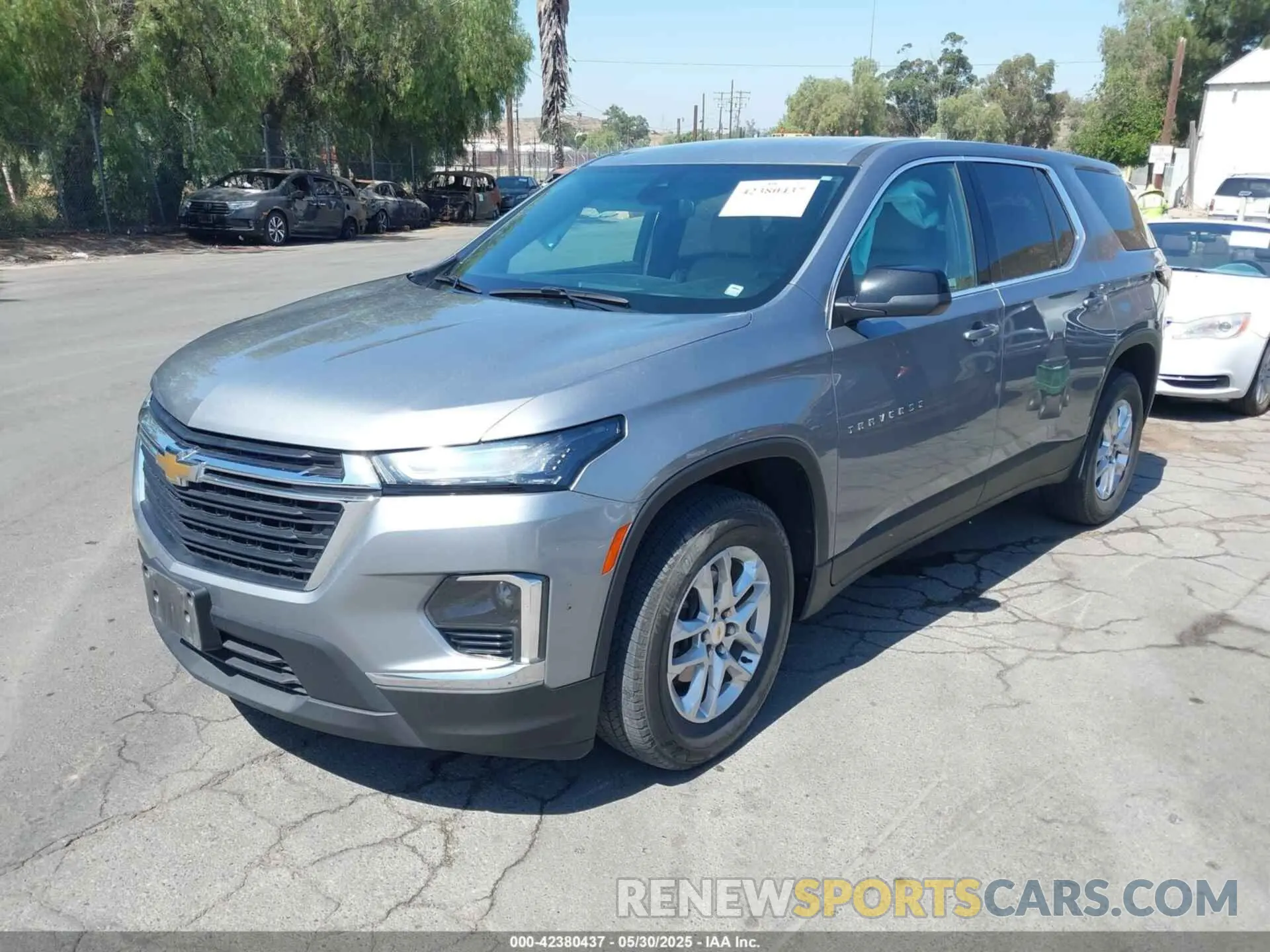 2 Photograph of a damaged car 1GNERFKW3PJ342912 CHEVROLET TRAVERSE 2023