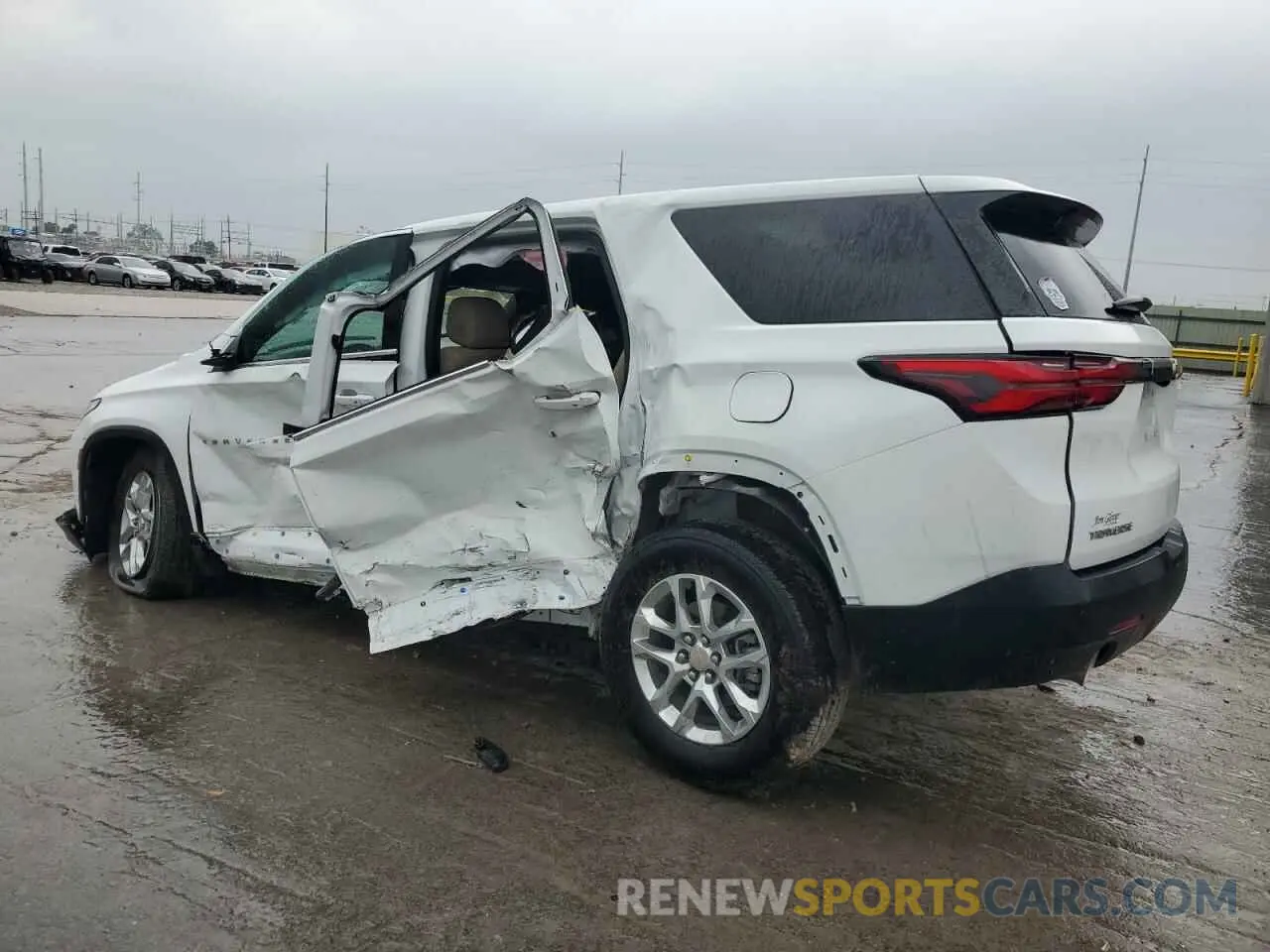 2 Photograph of a damaged car 1GNERFKW3PJ343638 CHEVROLET TRAVERSE 2023